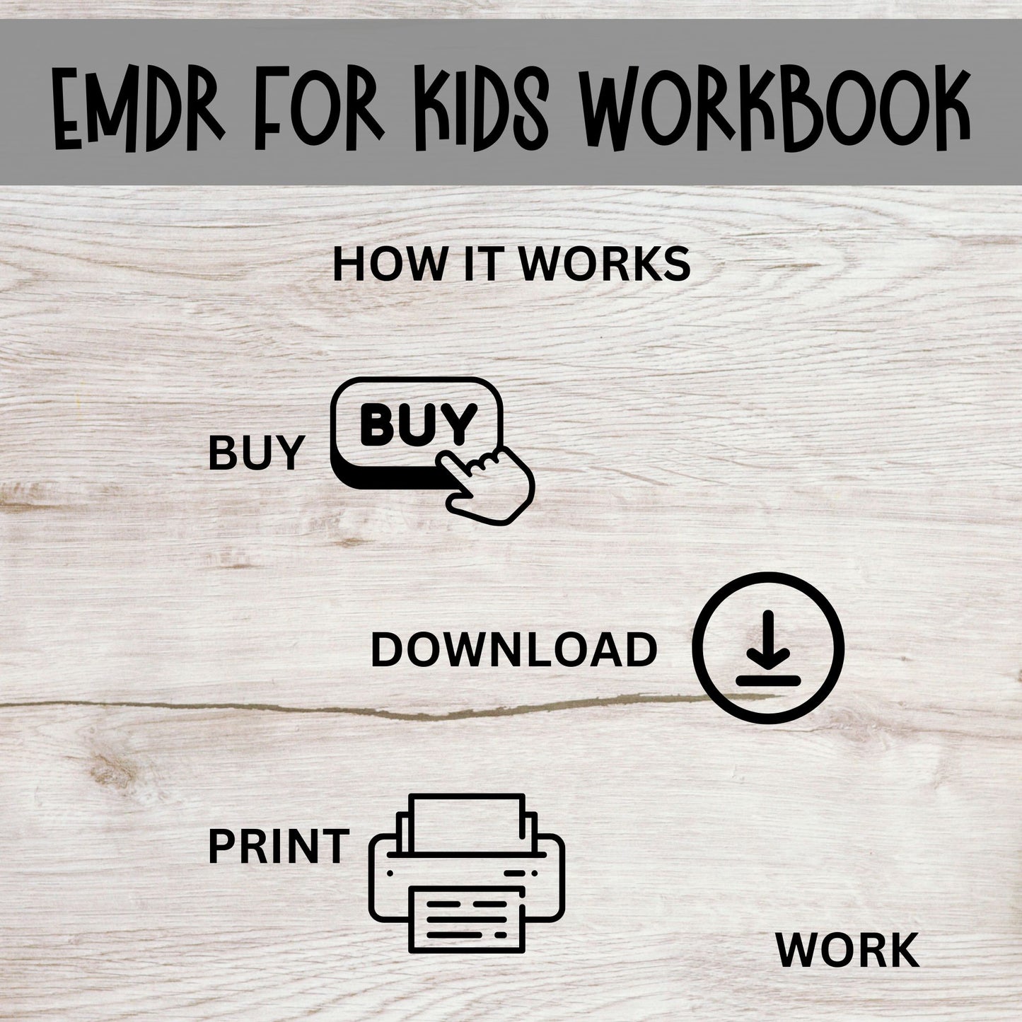 EMDR Workbook for Kids – Trauma-Informed Coping Skills, CBT & Mindfulness Activities
