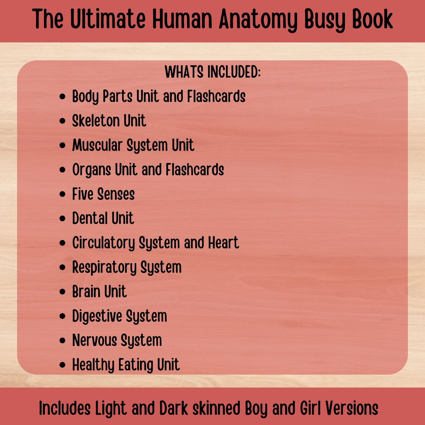 Human Anatomy Busy Book Printable Kids Learning Binder Homeschool Resources Kids Worksheets Anatomy Curriculum Learning Kids Montessori