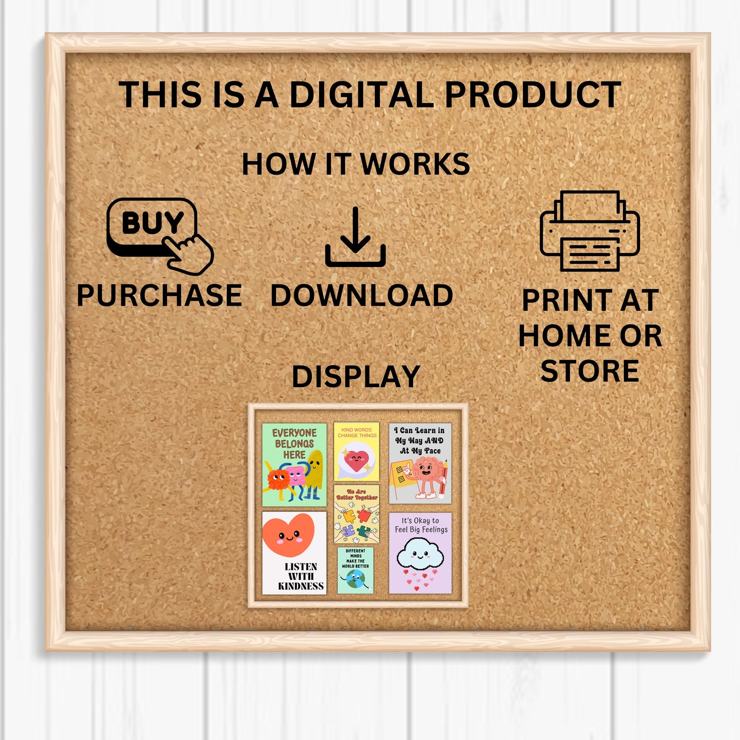 Neurodiversity Posters for Autism and ADHD Classroom | Inclusion Decor Set