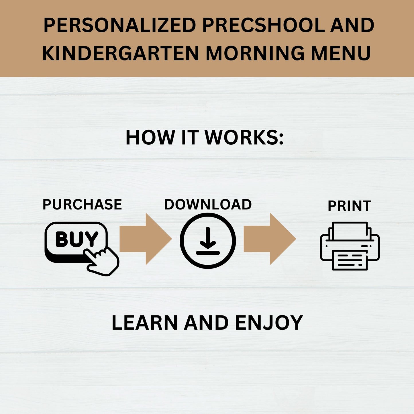 Personalized Preschool Morning Menu Printable Homeschool Preschool Worksheets Homeschool Menu Alphabet Numbers Colors Mindfulness