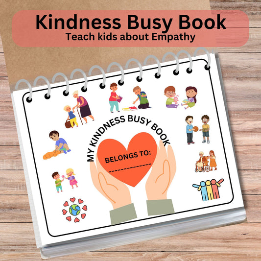 Kids Empathy Skills Busy Book – Valentine’s Activity | Therapy Worksheets | School Counseling & Homeschool Learning