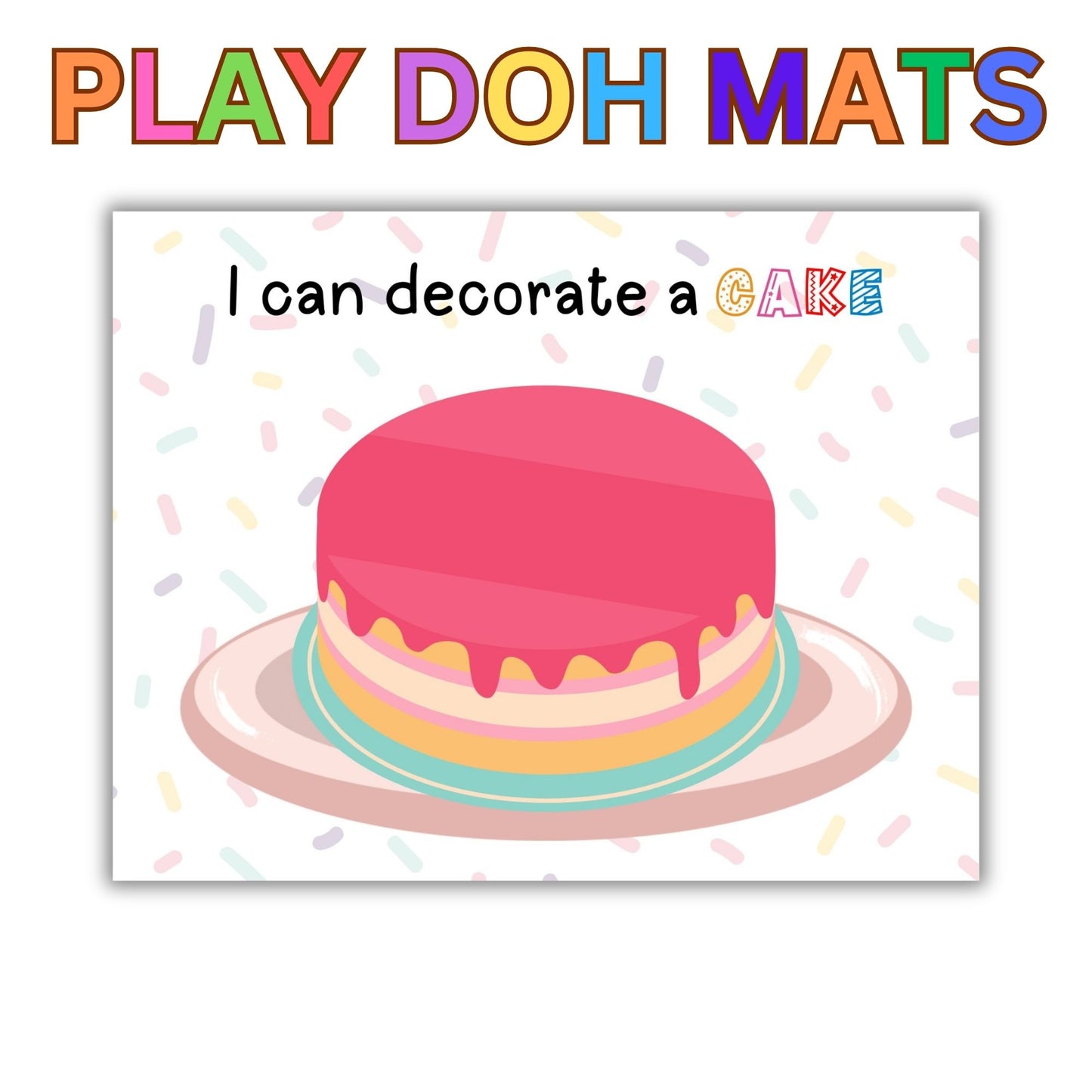 Play Dough Mats - Digital Download Play Doh Activity Montessori Learning Toddler Preschool Activity Homeschool Learning Play-Doh