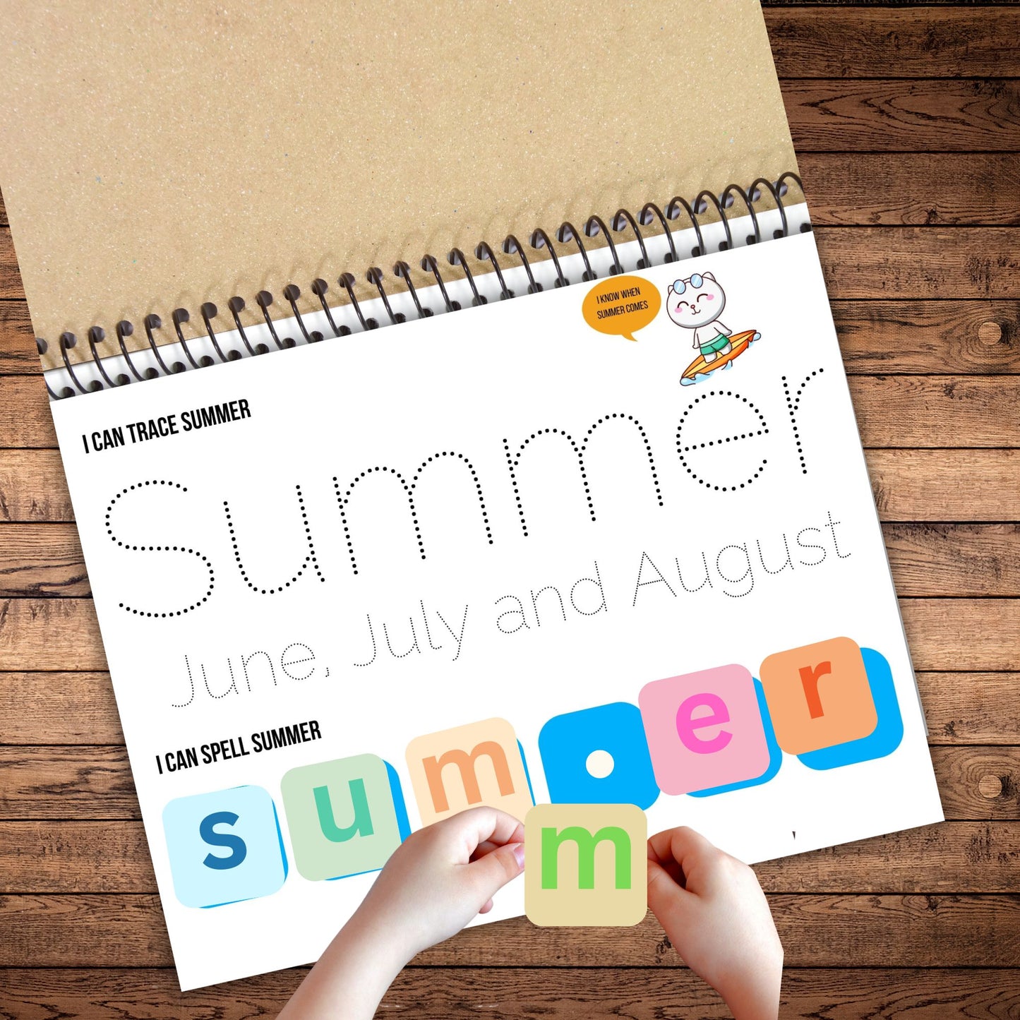 Summer Busy Book Printable Mega Bundle | Personalized Toddler Learning Binder | Preschool Quiet Book | Homeschool Activities | Kindergarten Worksheets