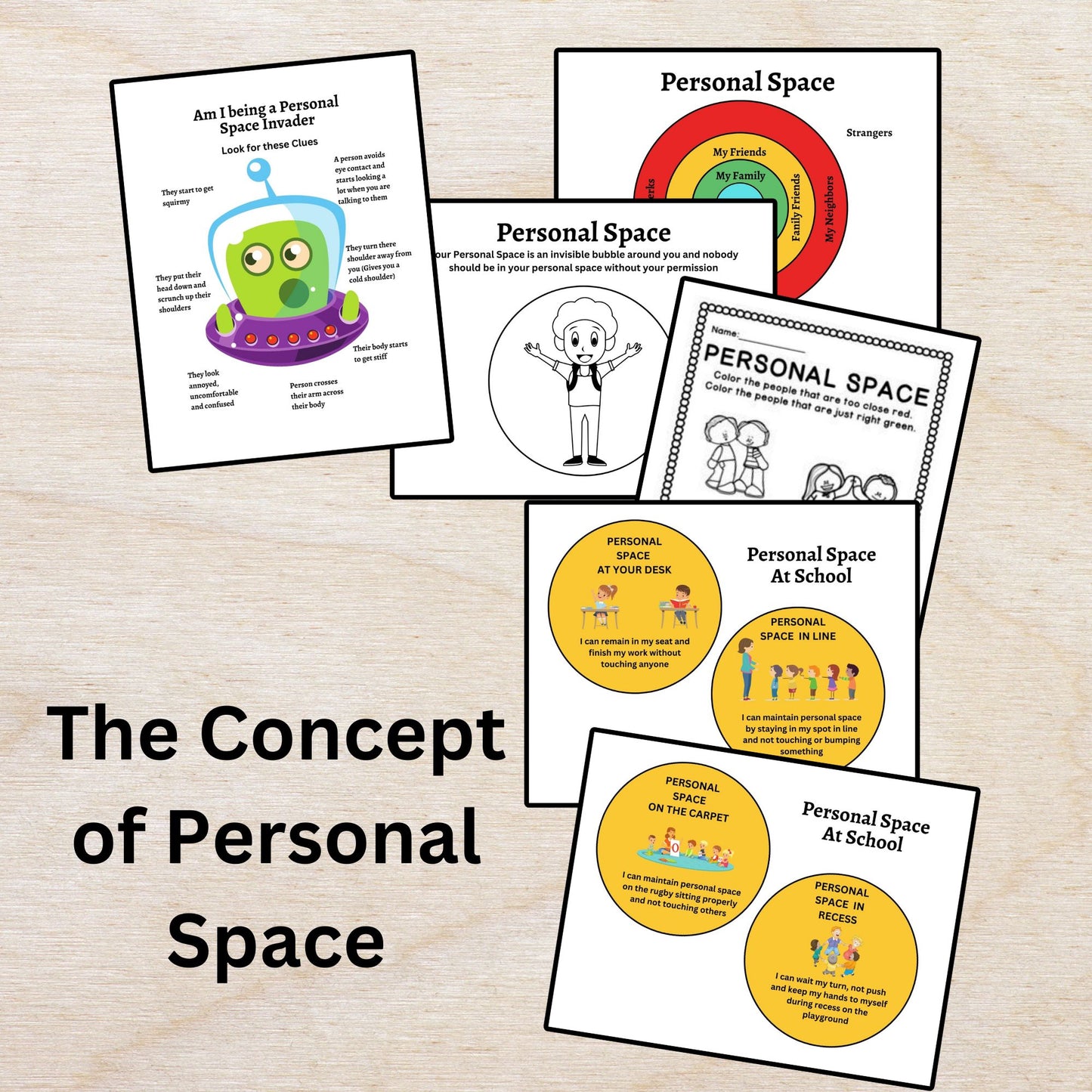 Kids Therapy Tool Body Safety Worksheets Safety Plan Psychologist Resources Therapy Worksheets Counseling To School Counselor Resource