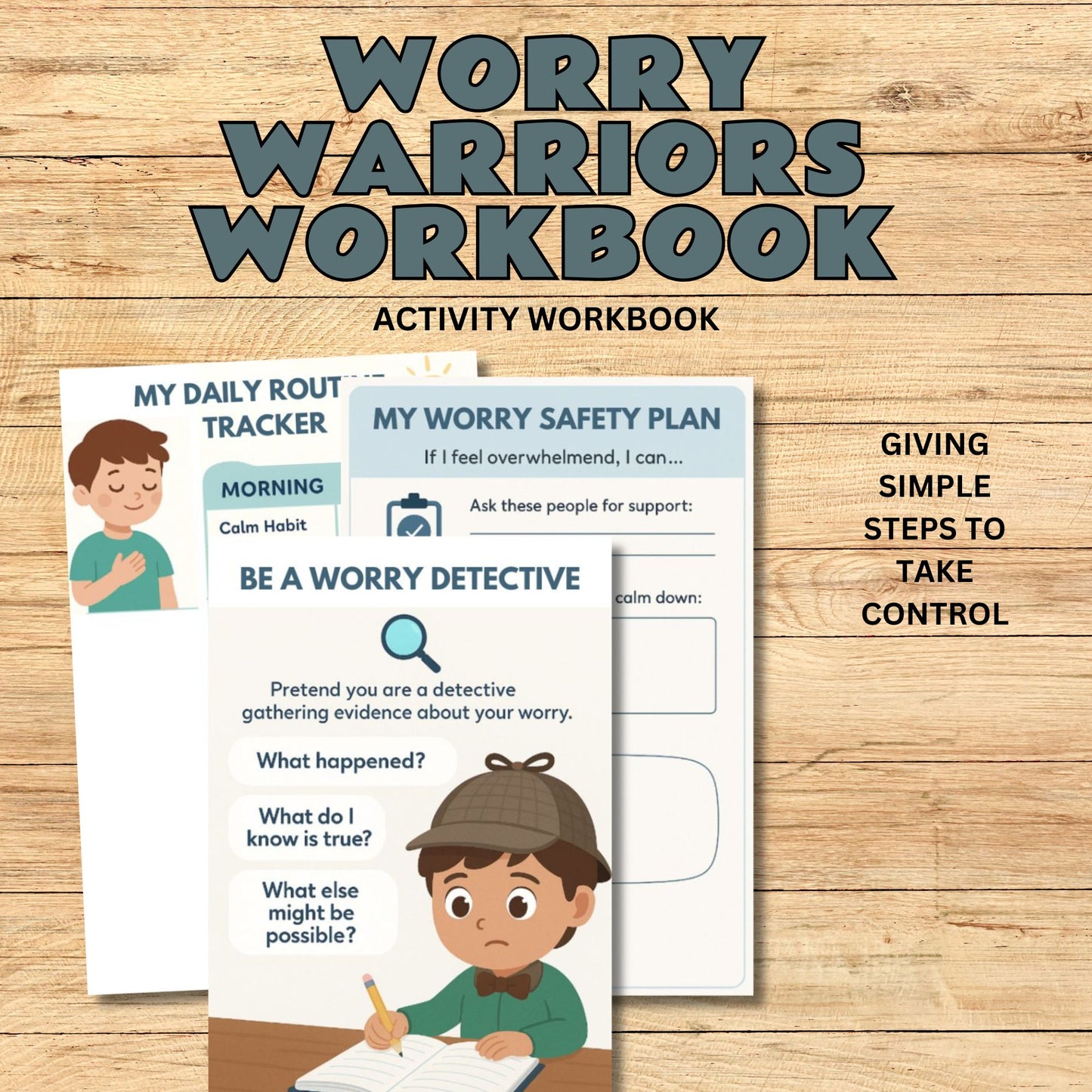 Worry Warriors Workbook for Kids – Anxiety Relief Activities, Coping Skills and SEL Tools