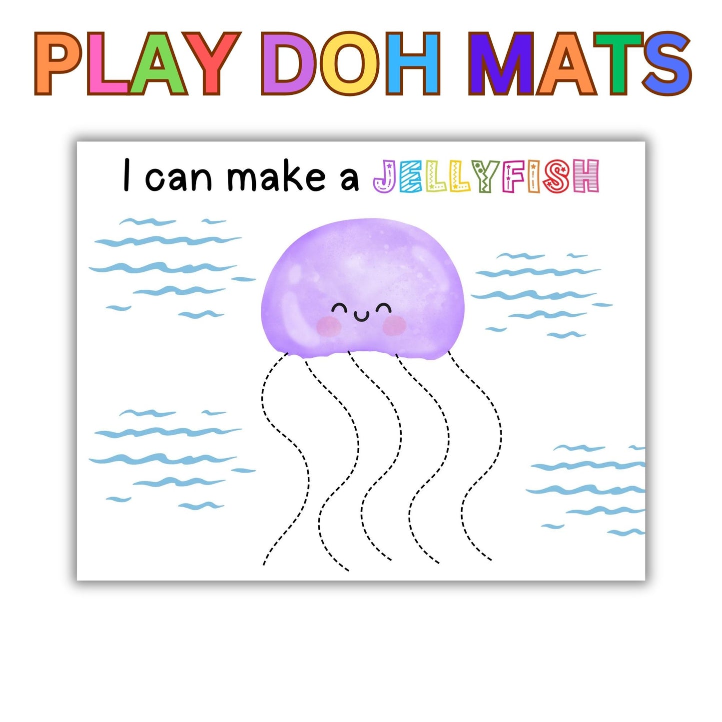 Play Dough Mats - Digital Download Play Doh Activity Montessori Learning Toddler Preschool Activity Homeschool Learning Play-Doh