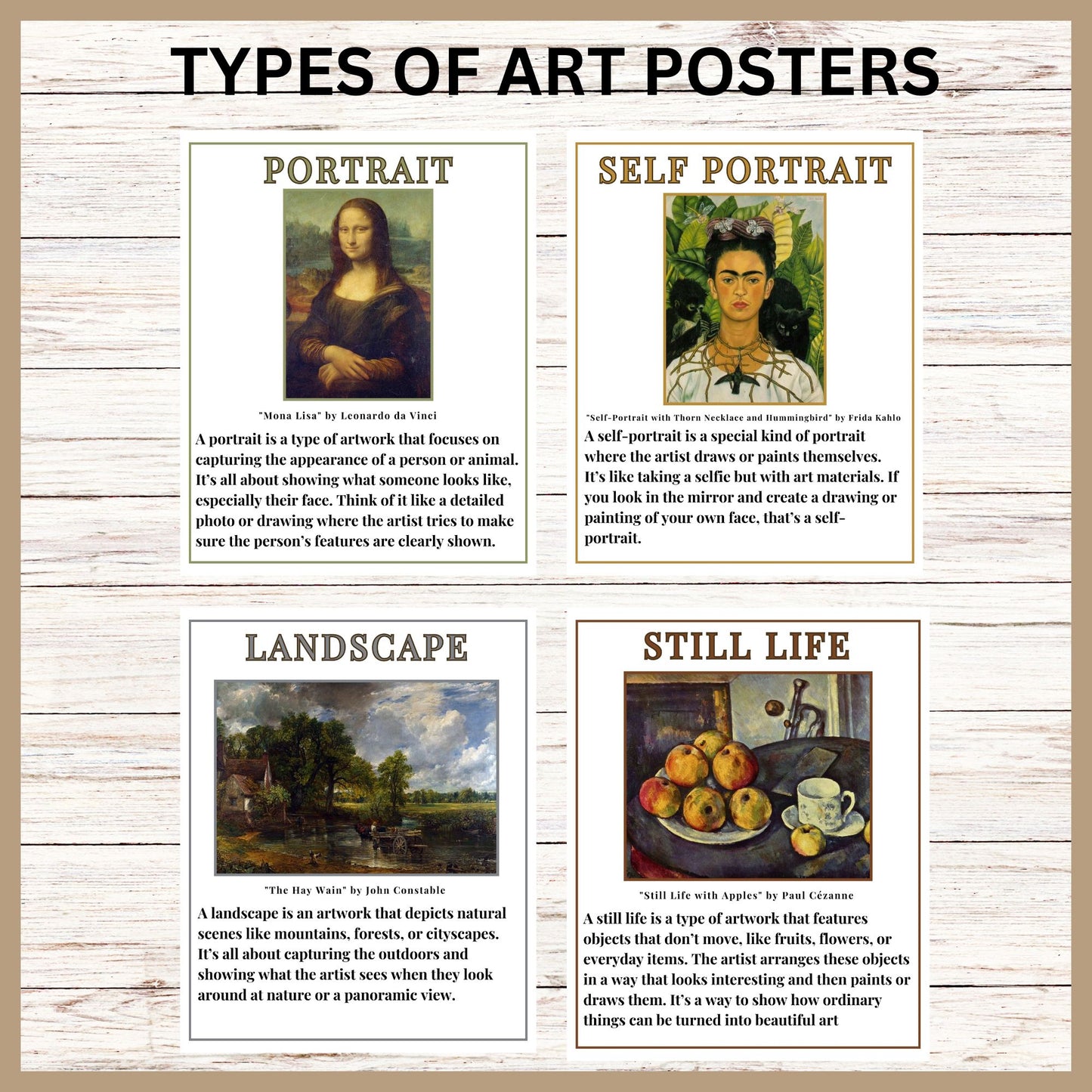 Art Classroom Poster Printable Classroom Decor Classroom Poster Bundle Art Teacher Bulletin Board Set for Elementary Middle School Art