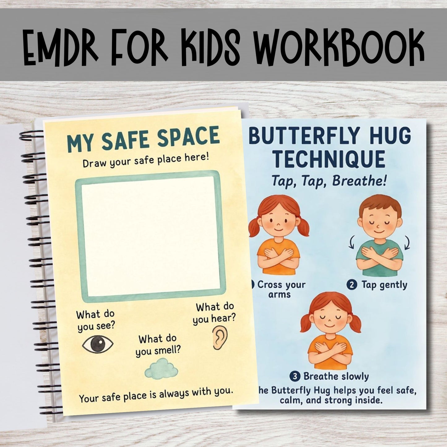 EMDR Workbook for Kids – Trauma-Informed Coping Skills, CBT & Mindfulness Activities