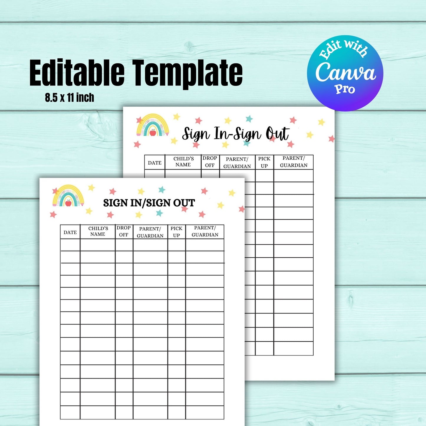 Daycare Forms Bundle | Editable Childcare, Preschool, Montessori & In-Home Daycare Paperwork Starter Kit