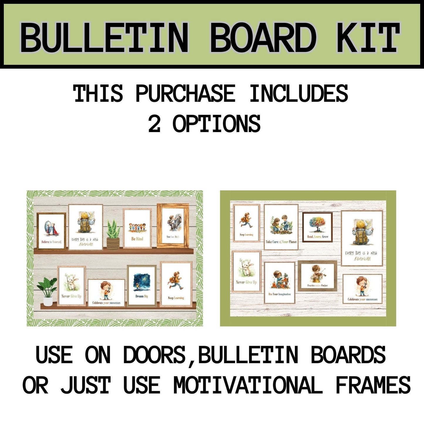 Motivational bulletin board positive bulletin board quotes door decor idea shelves bulletin board inspiration classroom decor Affirmations