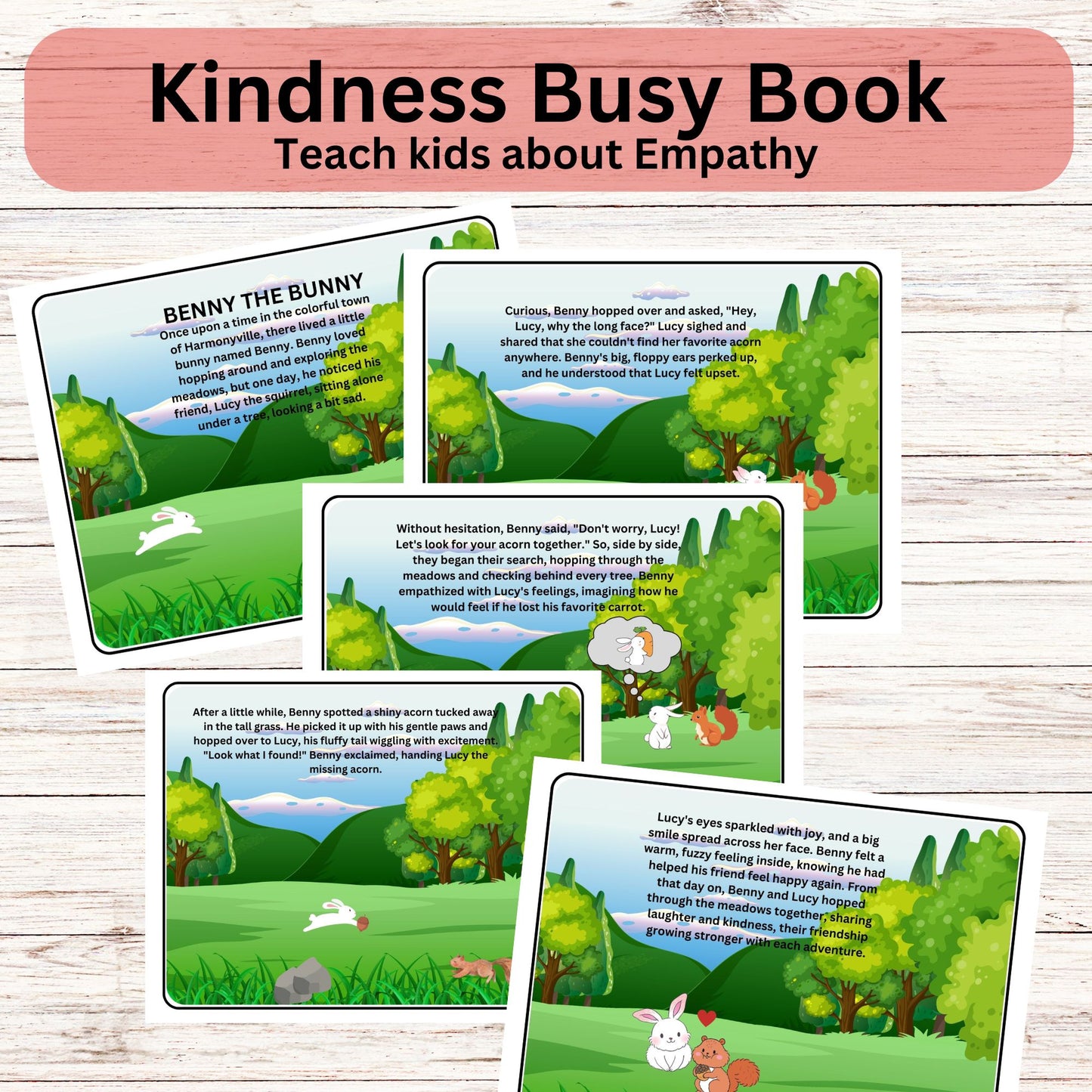 Kids Empathy Skills Busy Book – Valentine’s Activity | Therapy Worksheets | School Counseling & Homeschool Learning
