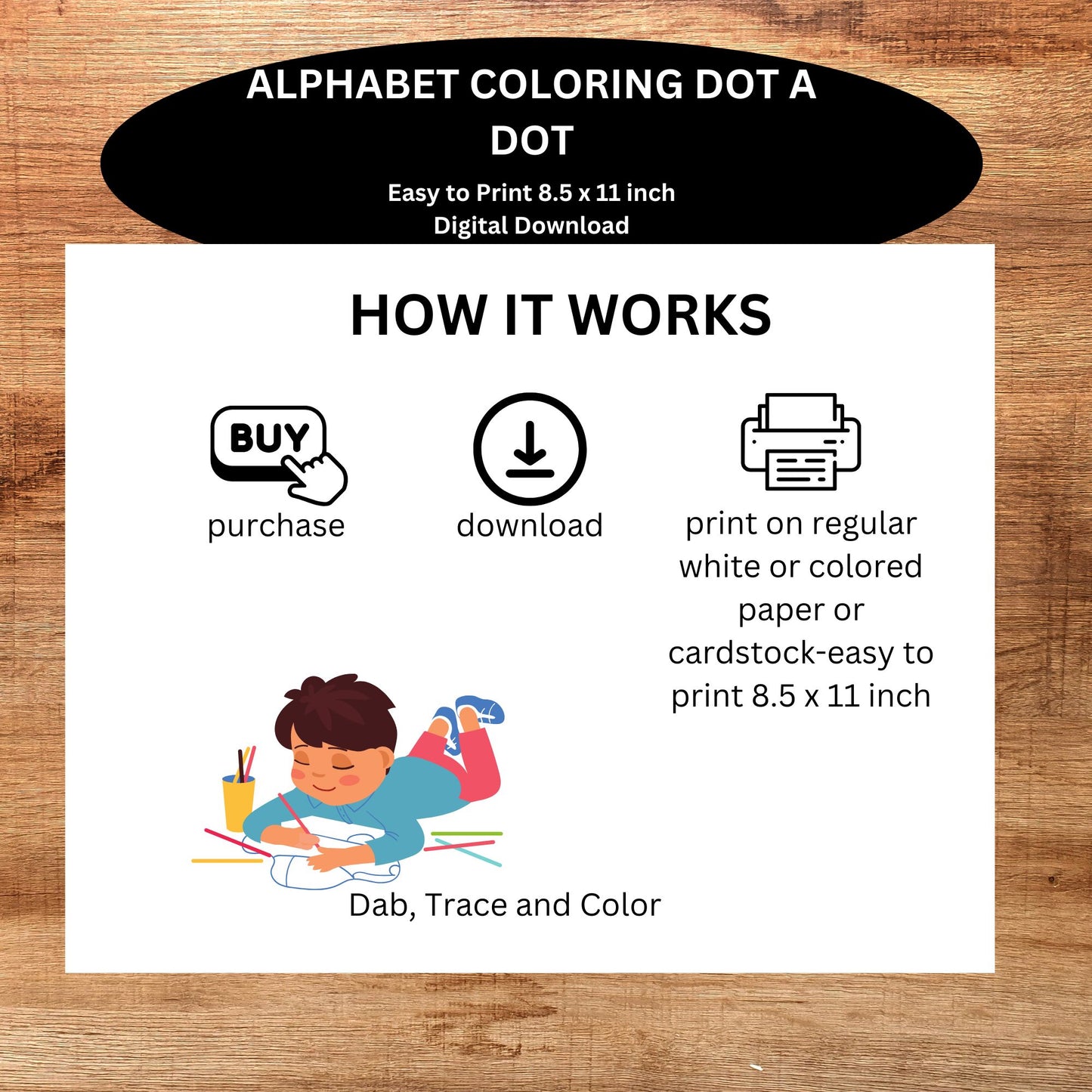 Kids Dot Marker Animal Coloring Pages Alphabet Dot Marker Printables Alphabet Uppercase and Lowercase Toddlers Preschoolers Tracing Activity