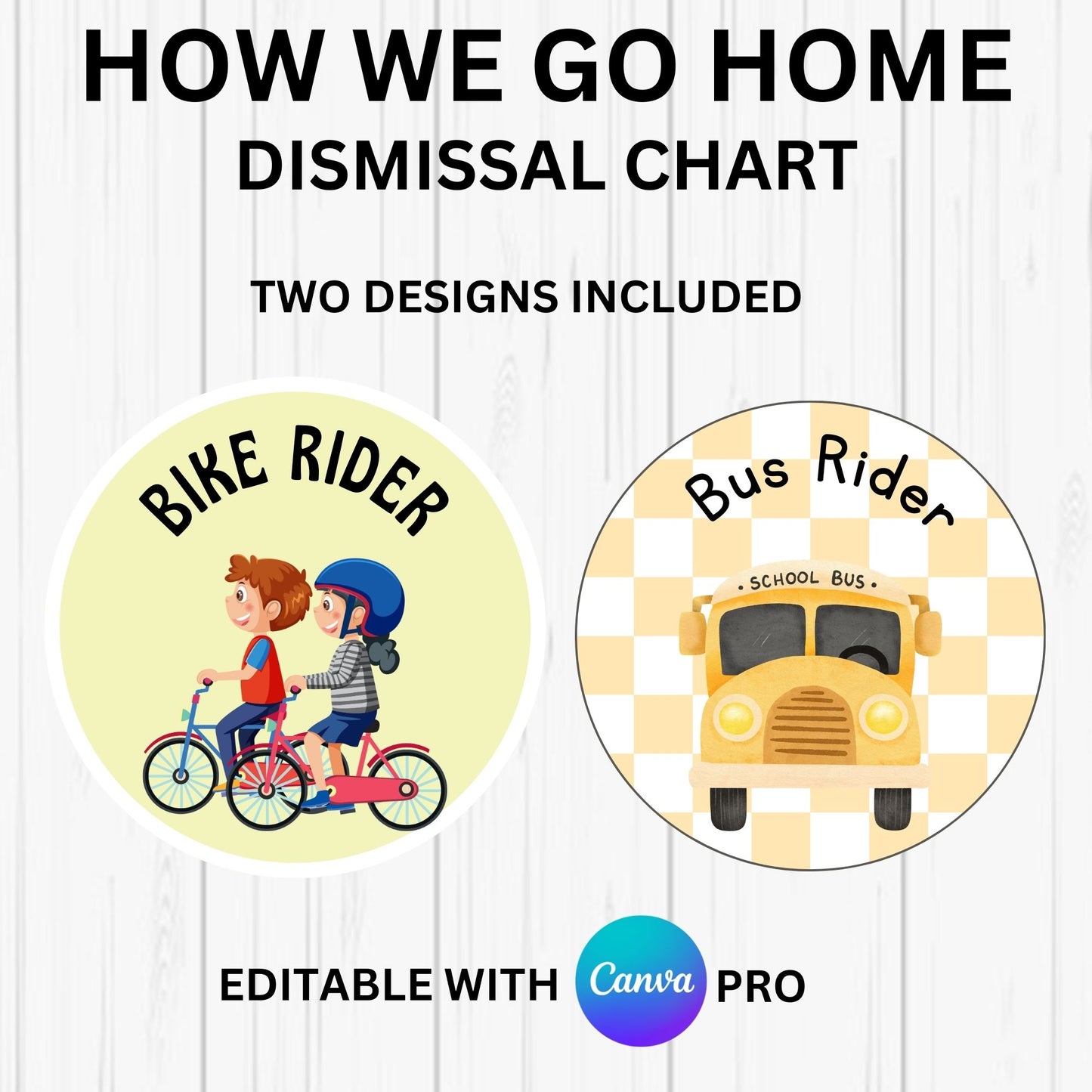 How We Go Home Chart for Kindergarten & Elementary | Editable Dismissal Chart | Retro Pastel Classroom Decor