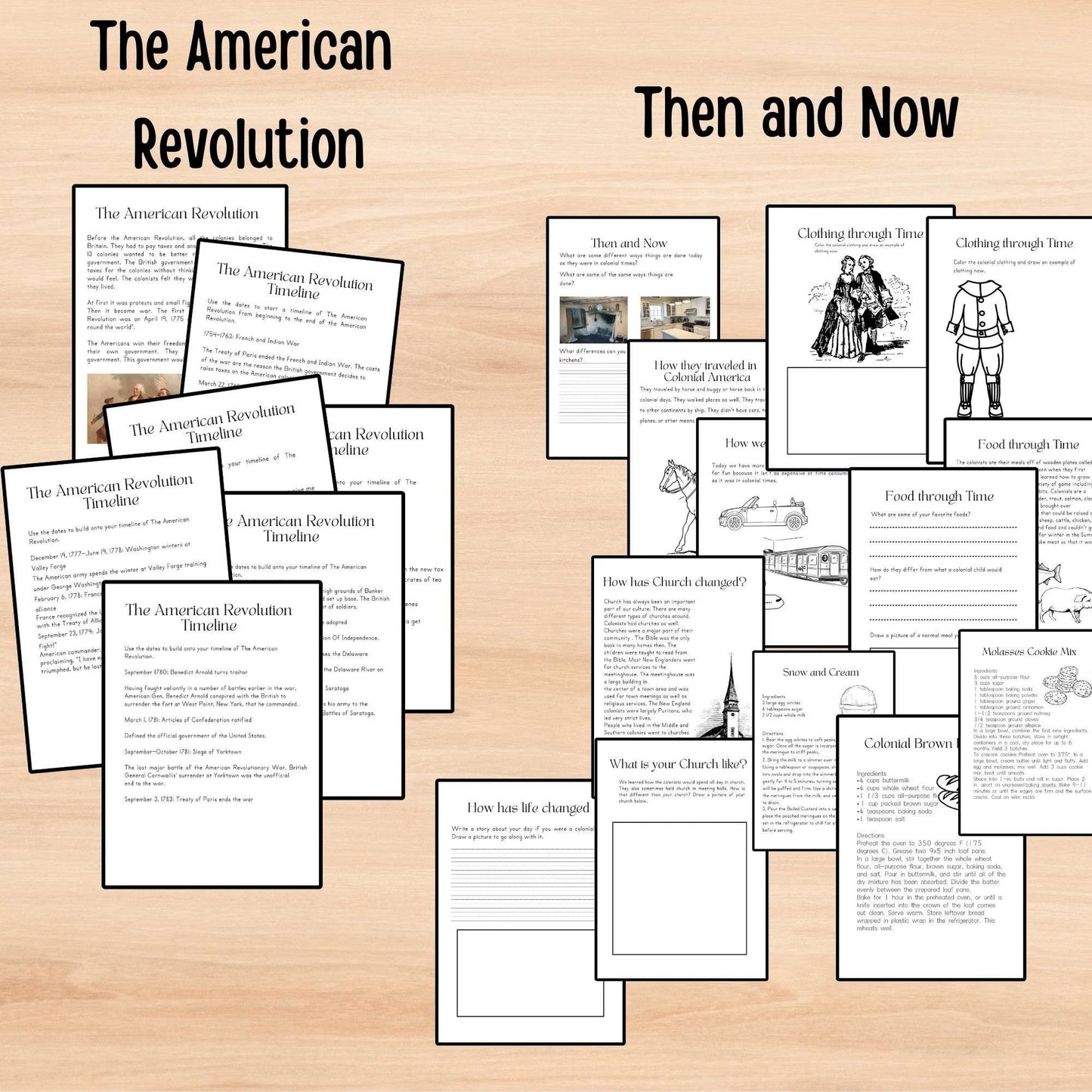 Mega Bundle: Science & U.S. History Curriculum | Homeschool Busy Book & Interactive Learning Binder for Kids