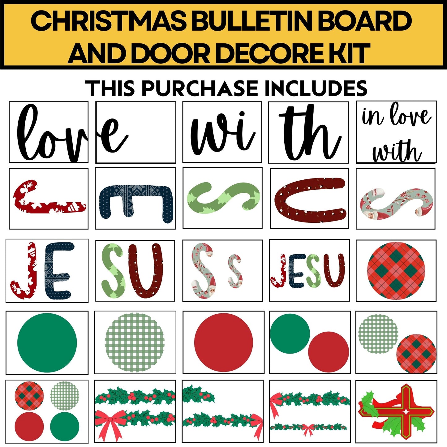 Christian Winter Bulletin board Christmas Jesus bulletin board Winter Church bulletin board Religious door decor Jesus Christ Classroom