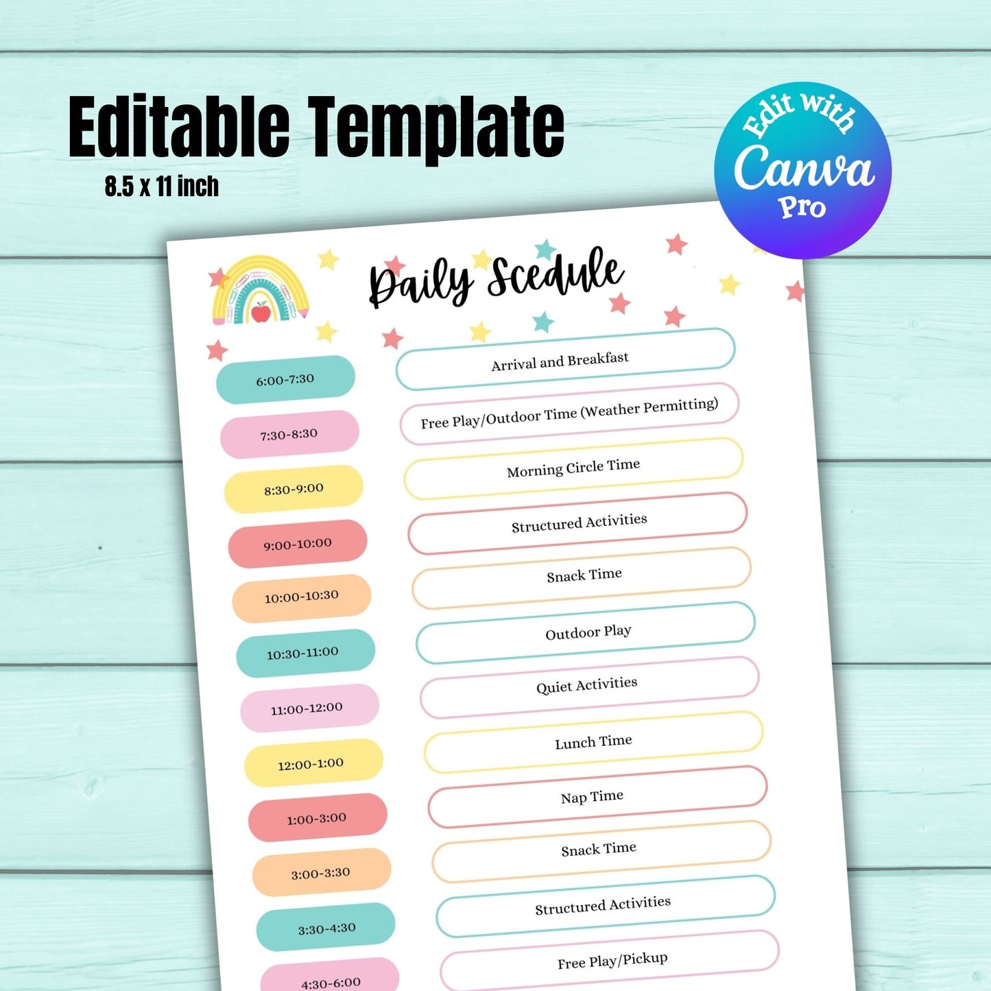 Daycare Forms Bundle | Editable Childcare, Preschool, Montessori & In-Home Daycare Paperwork Starter Kit