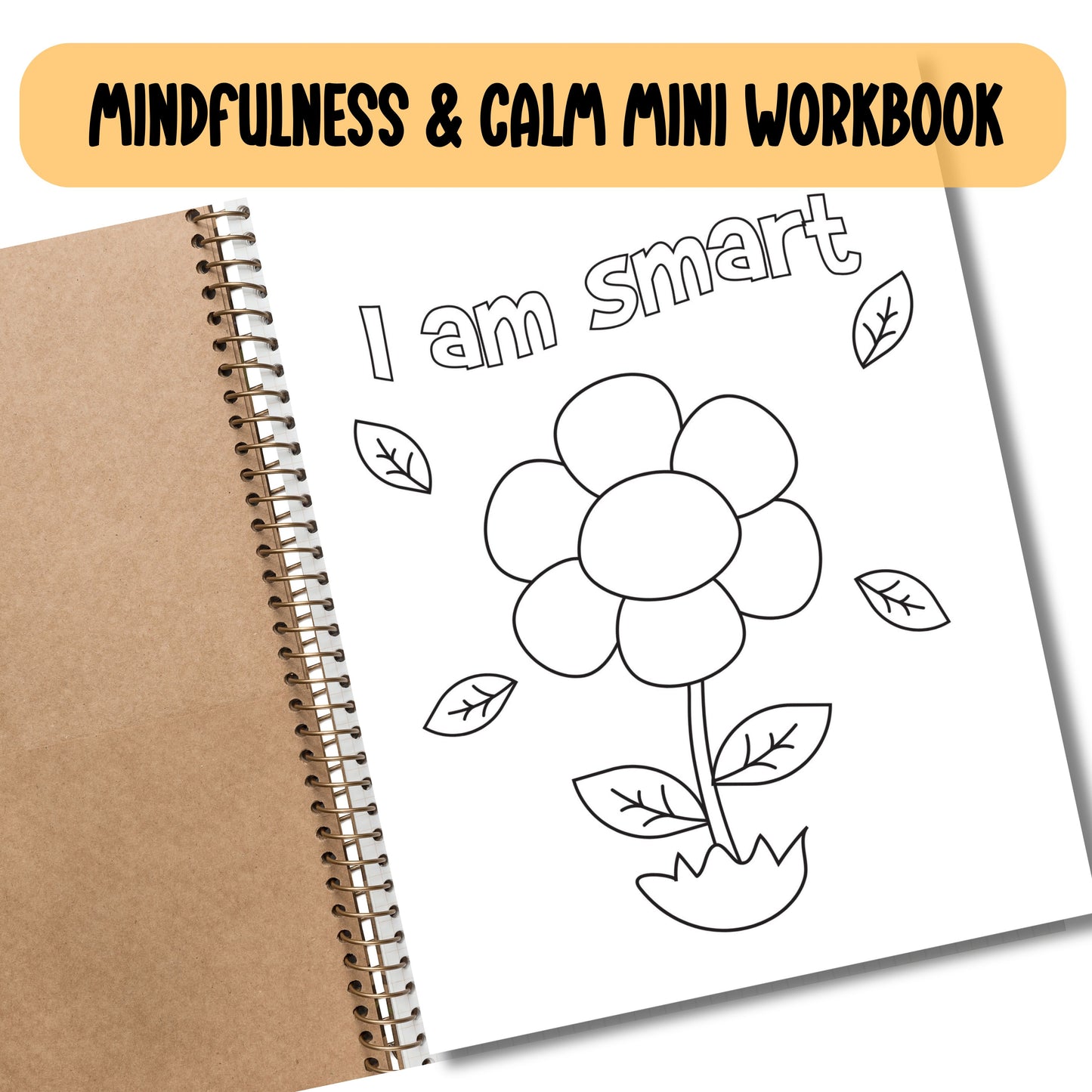 Calming Corner Mini Workbook – Coping Skills for Kids, Self-Regulation & Mindfulness Activities, Social Emotional Learning (SEL) Psychology Resource