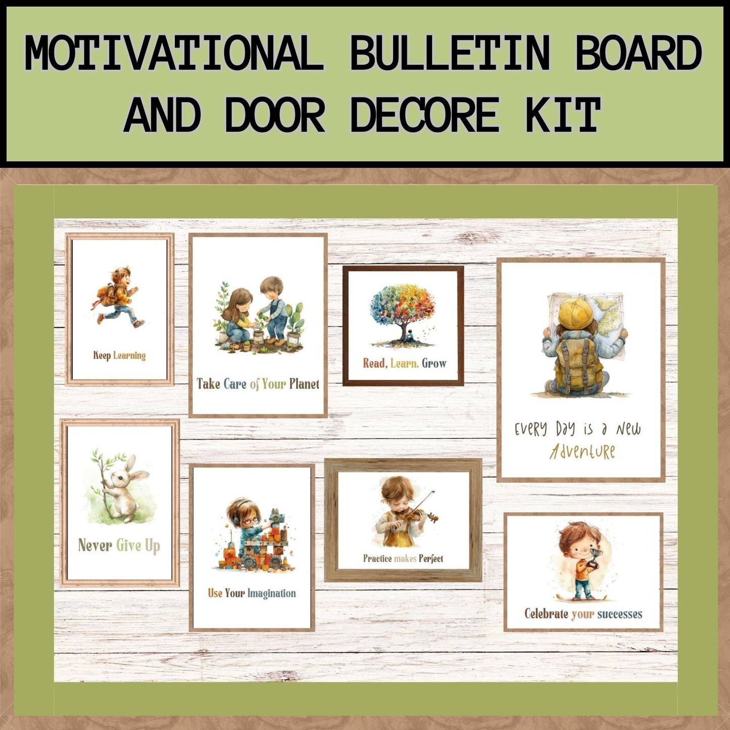 Motivational bulletin board positive bulletin board quotes door decor idea shelves bulletin board inspiration classroom decor Affirmations