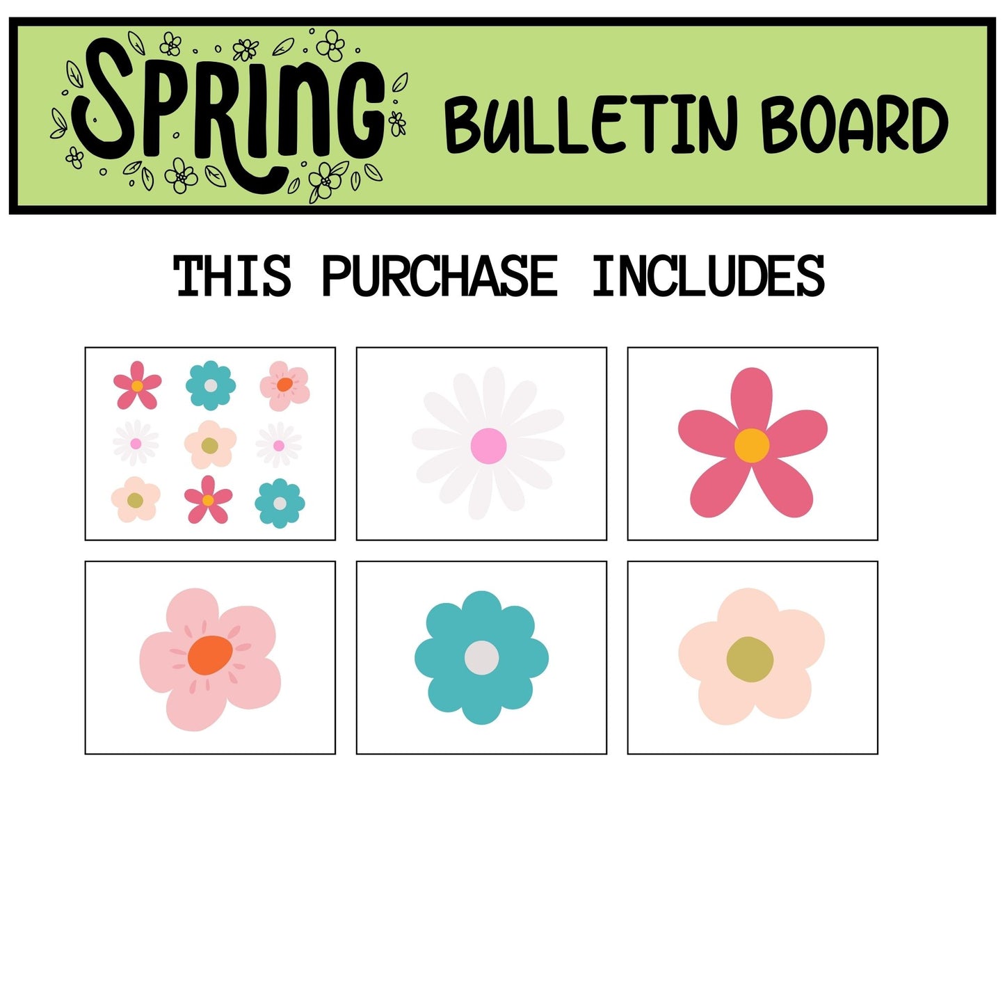 Spring Reading Bulletin Board | Books-Themed Classroom Decor | Spring Door Display & School Library Decor