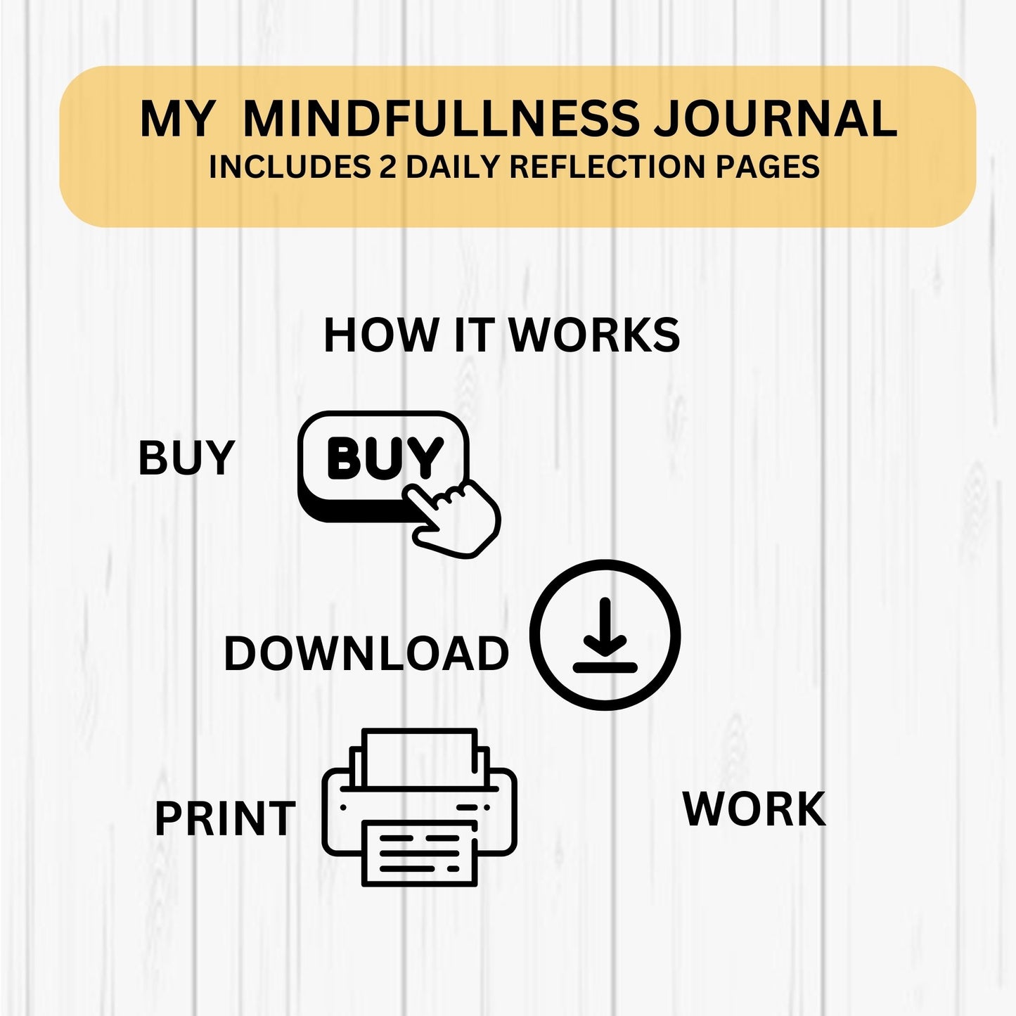 Kids Mindfulness Journal Pages Mental Health Mindfulness Workbook Self Esteem and Gratitude Positive Thinking Printable