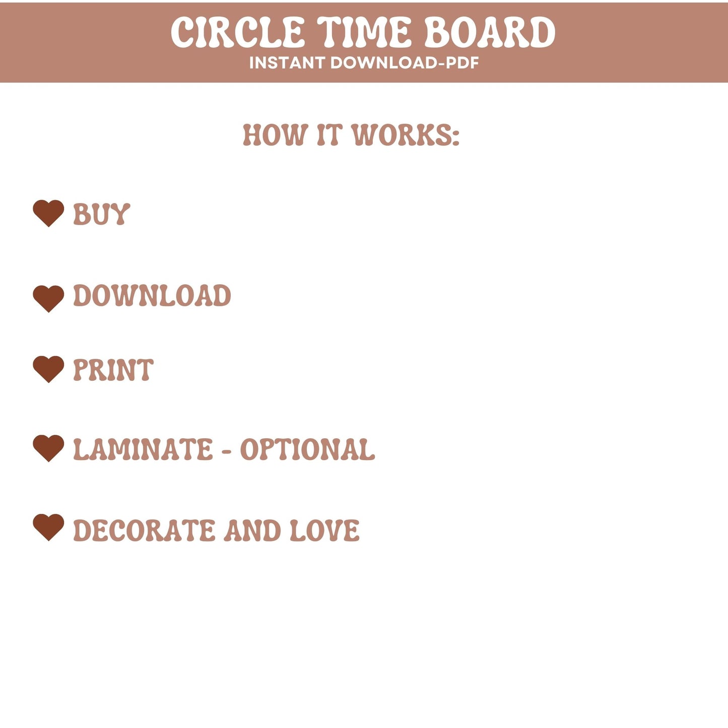 Circle Time Board Daycare Learning Preschool Homeschool Focus Board Circle Time Activities Early Learning | ABC's 123's Shapes