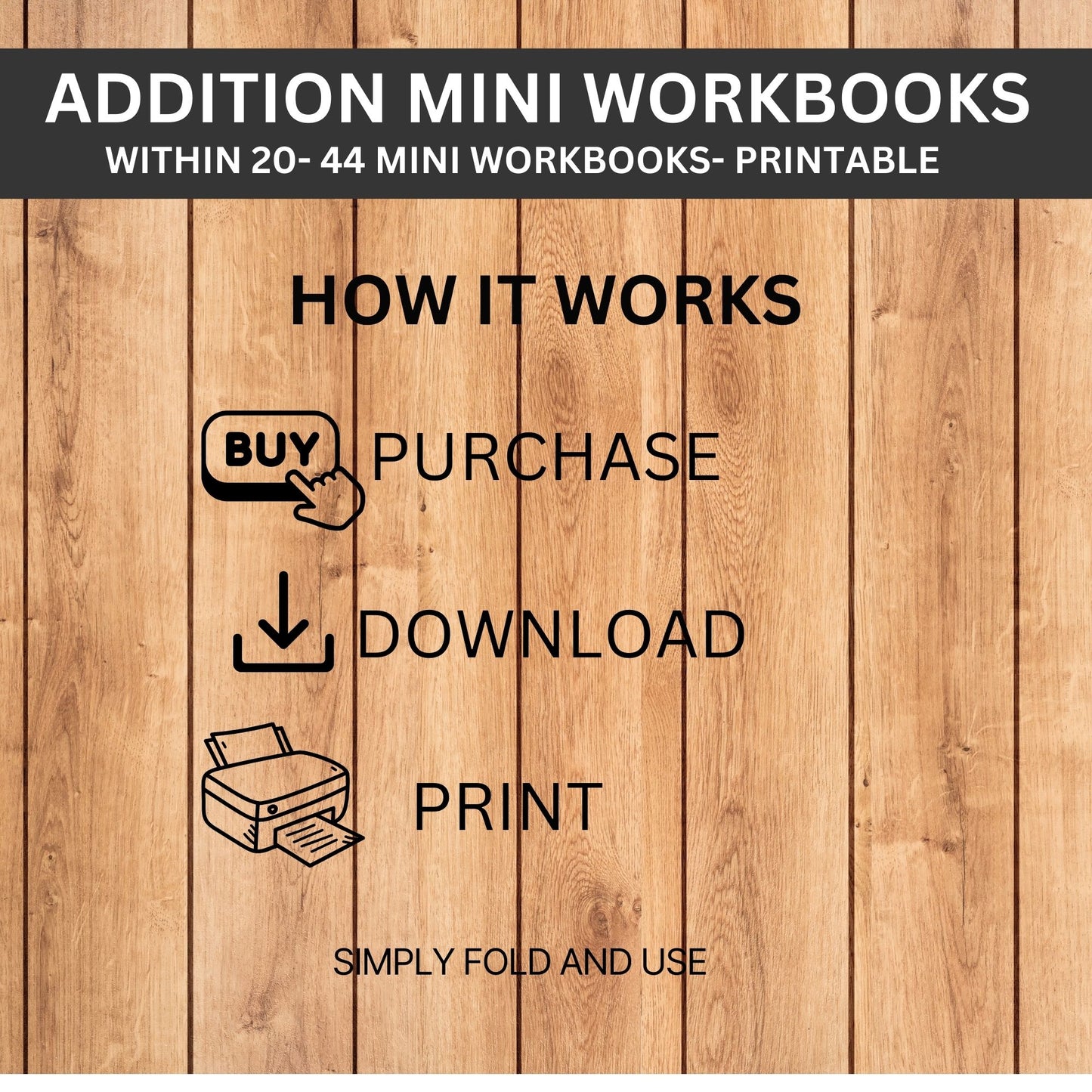 44 Printable Addition Mini Workbooks (1-20) for Kindergarten-2nd Grade | Fun Math Worksheets for Addition Practice