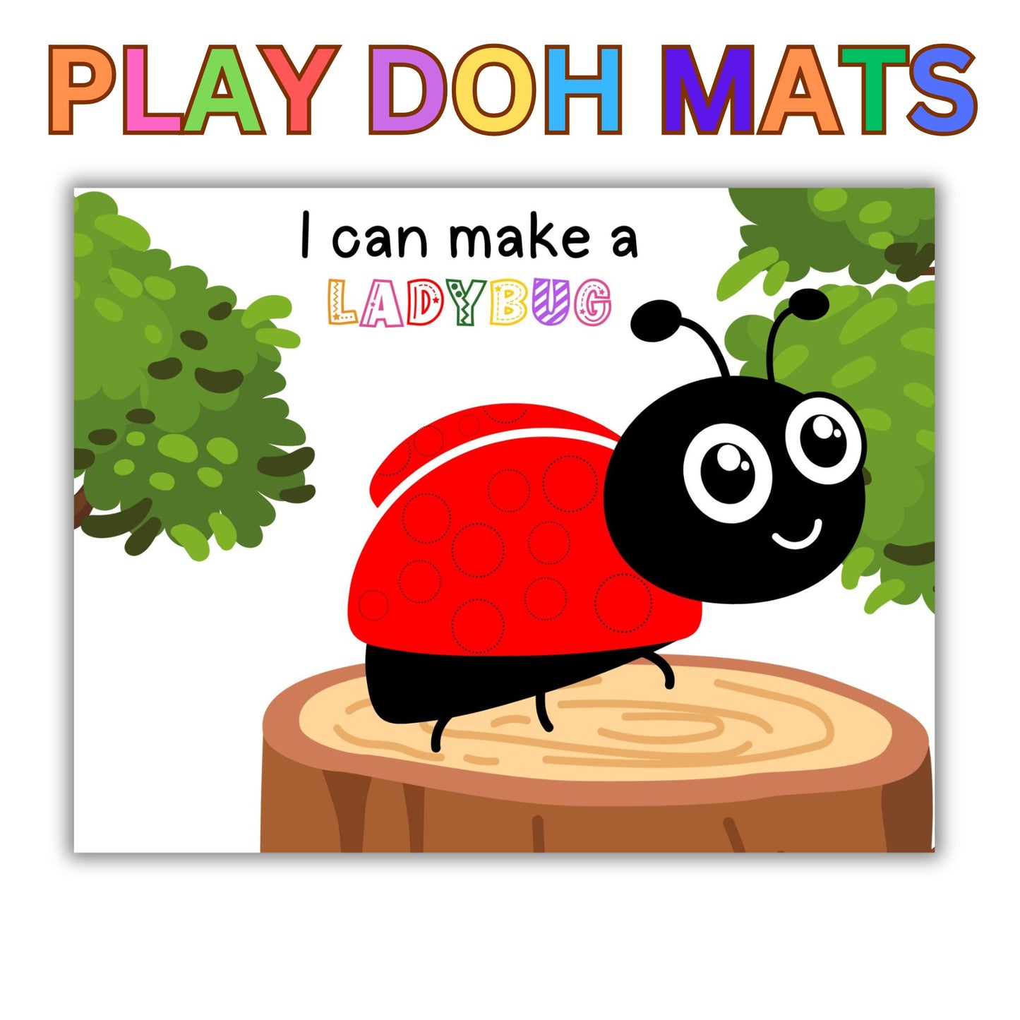 Play Dough Mats - Digital Download Play Doh Activity Montessori Learning Toddler Preschool Activity Homeschool Learning Play-Doh