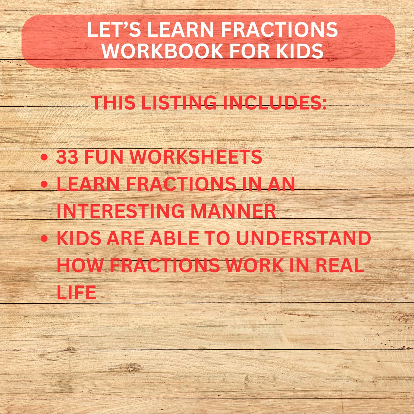 Fractions Worksheets for Beginners – 1st to 3rd Grade Math Activities – Printable PDF