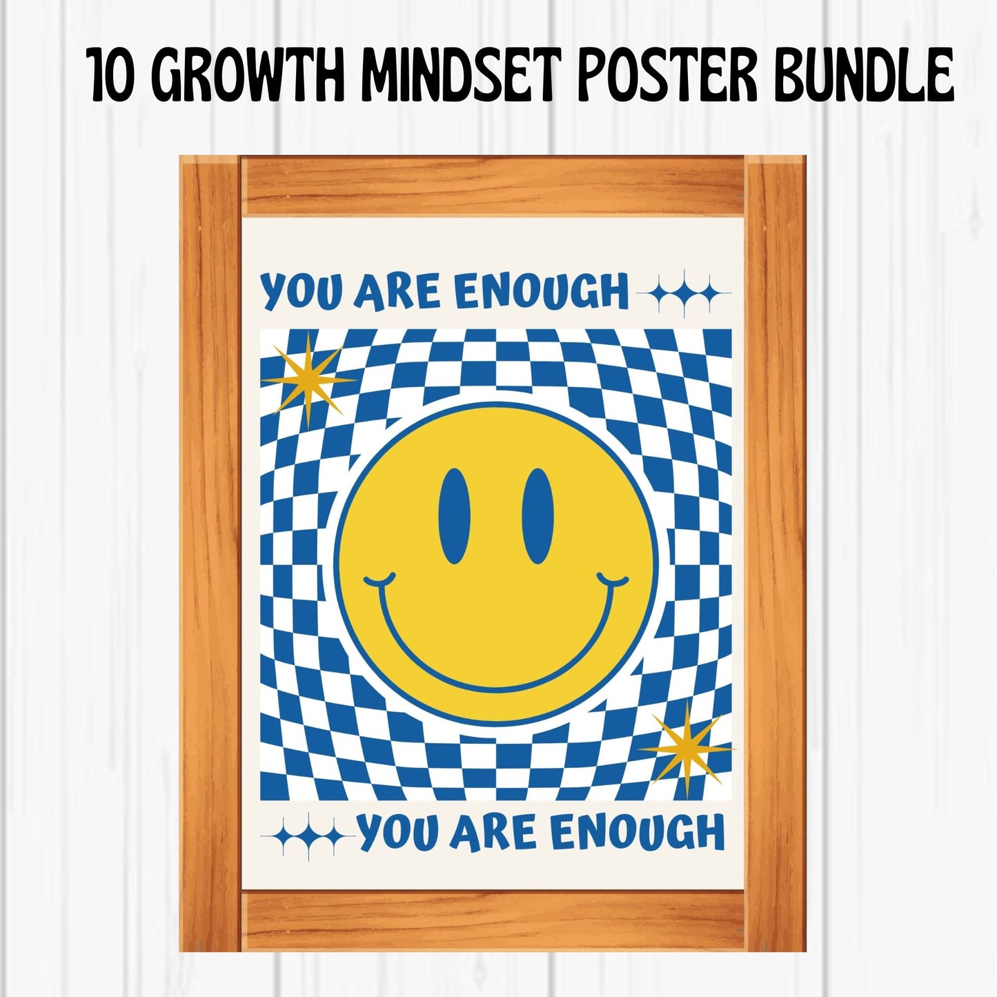 Retro Motivational Posters Groovy Classroom Decor Growth Mindset Motivational Posters Inspirational Posters Retro Affirmation Wall Art