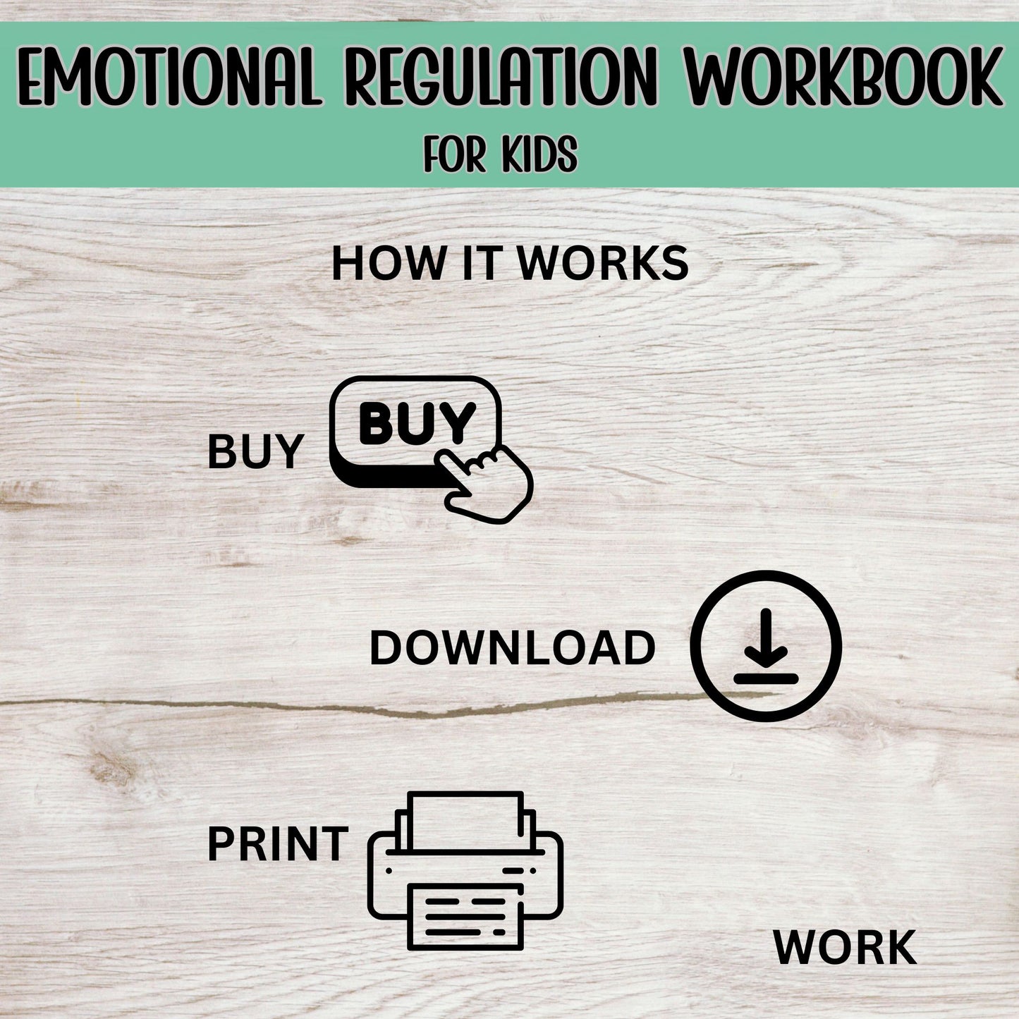 Behavior Management and Impulse Control Worksheets for Kids