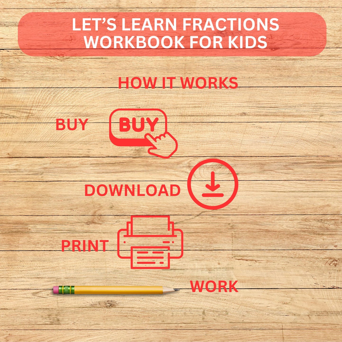 Fractions Worksheets for Beginners – 1st to 3rd Grade Math Activities – Printable PDF