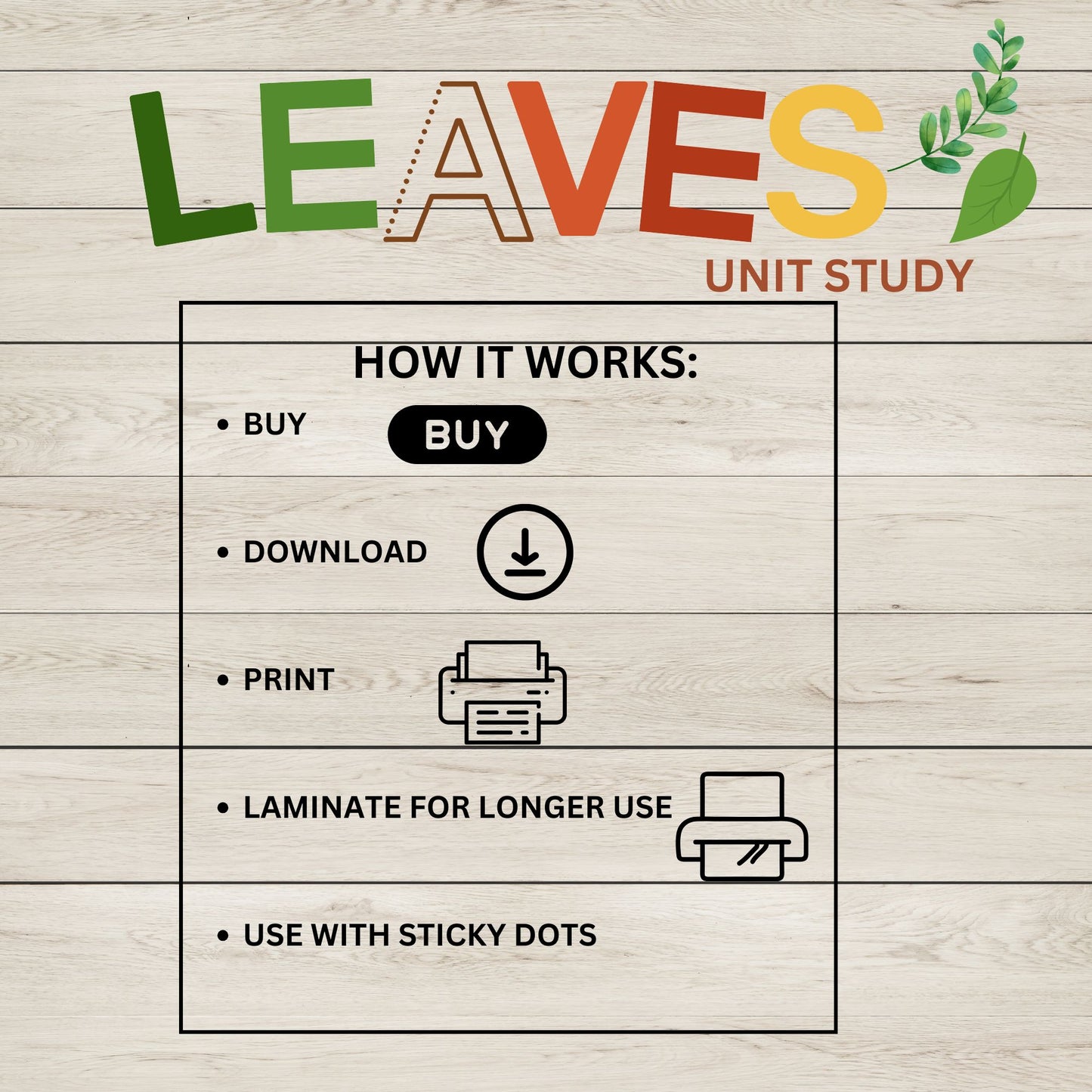 Leaves Unit Study Bundle Anatomy of a Leaf Charlotte Mason Nature Study Learning Activities for Preschool Fall Leaves Educational Materials