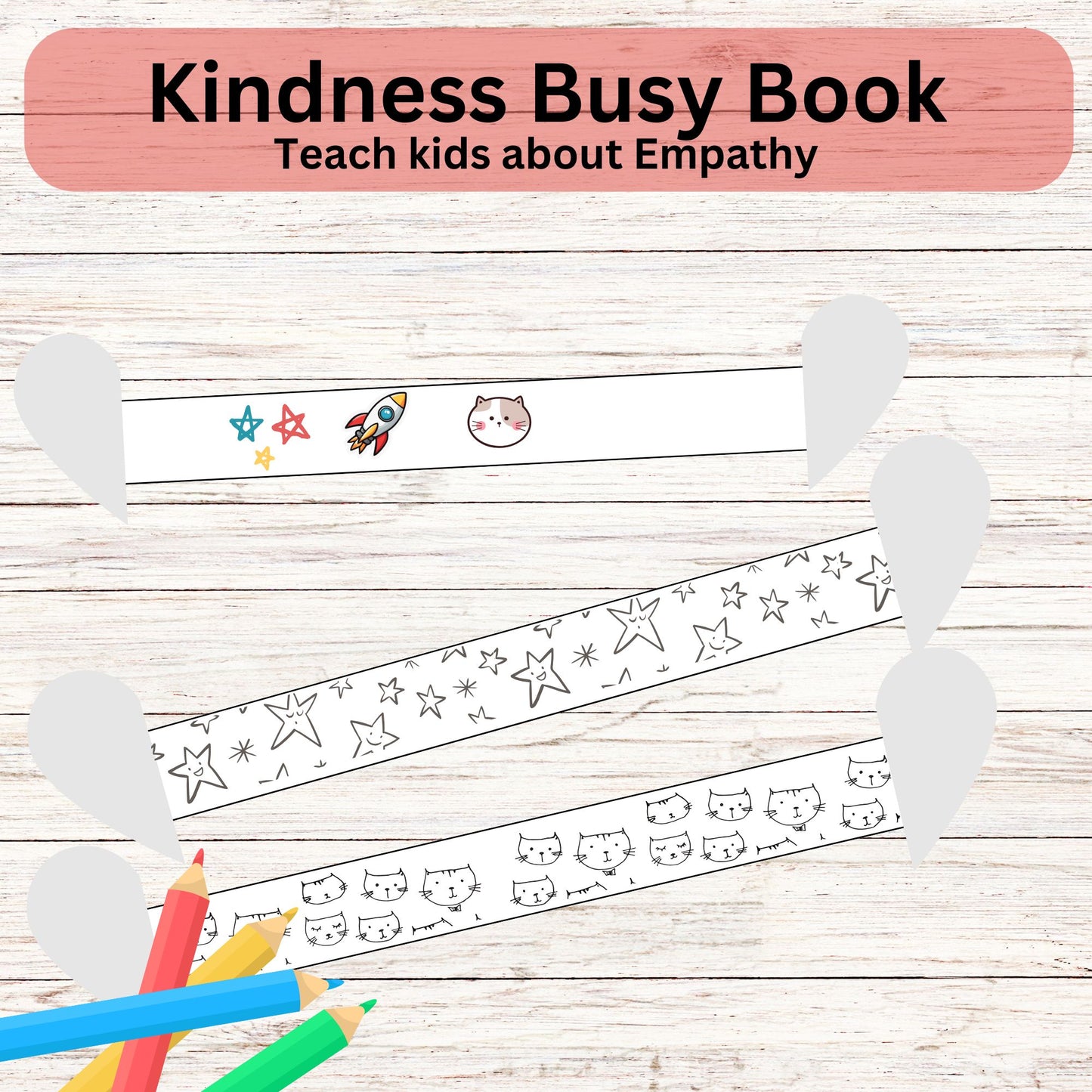 Kids Empathy Skills Busy Book – Valentine’s Activity | Therapy Worksheets | School Counseling & Homeschool Learning