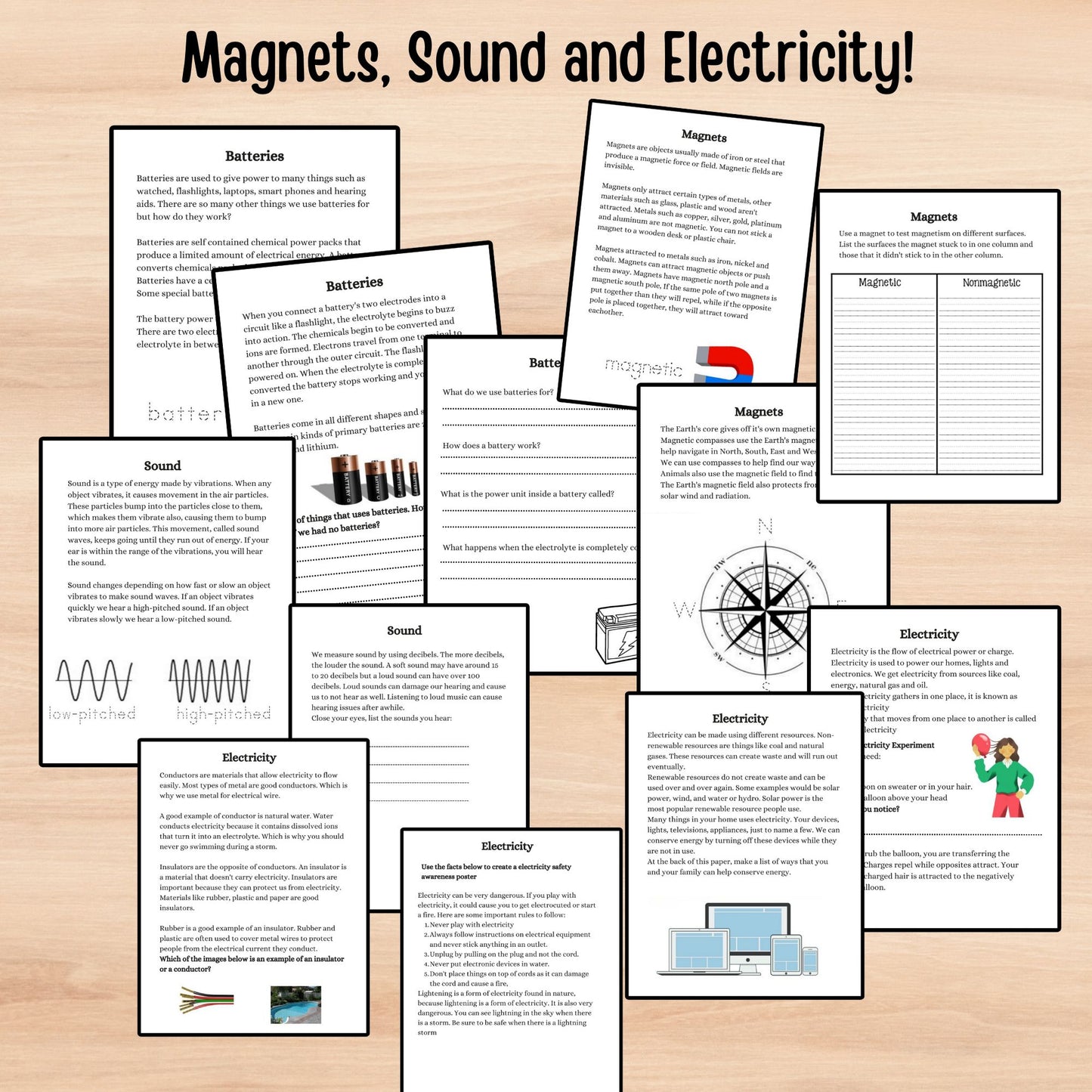 Mega Bundle Science Curriculum Busy Book Teaching Learning Binder Interactive Science Unit Study School Resources Kids Teacher Resource
