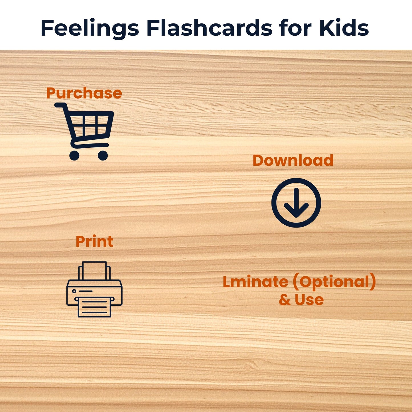 Feelings Flashcards for Kids | Emotional Regulation and Coping Skills Printable