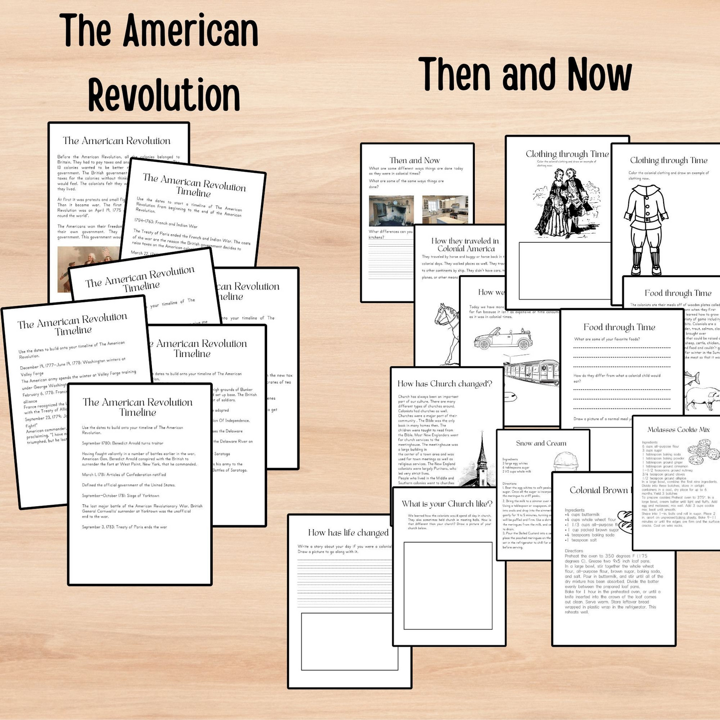 Mega Bundle American History Busy Book Homeschooling Preschool Learning Binder Interactive Study Workbook History Unit Study Homeschool Kids