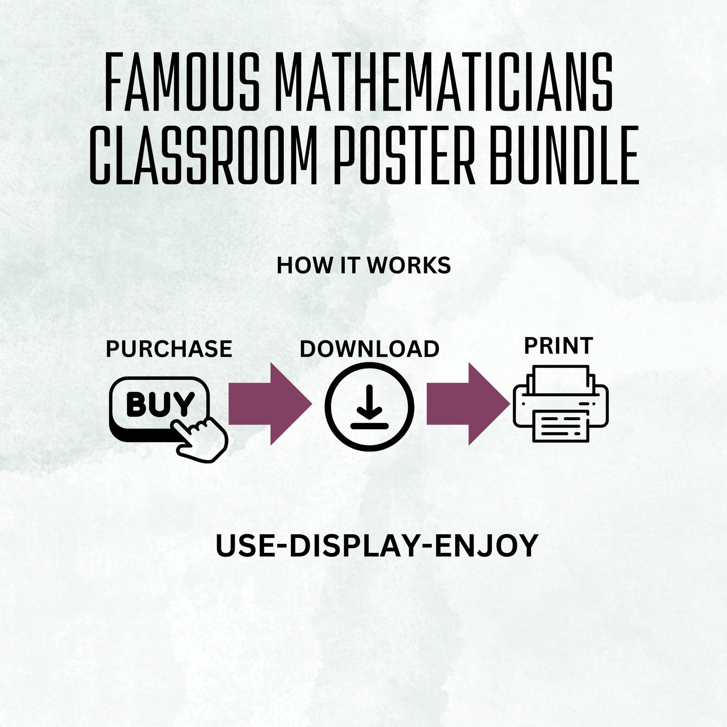 Famous Mathematicians Posters Set  of 15 Inspiring Classroom Decor Math Bulletin Board Mathematics Posters Mathematicians Quotes Bundle Geometry Physics Calculus Posters Maths Teacher Wall Art Newton Euclid