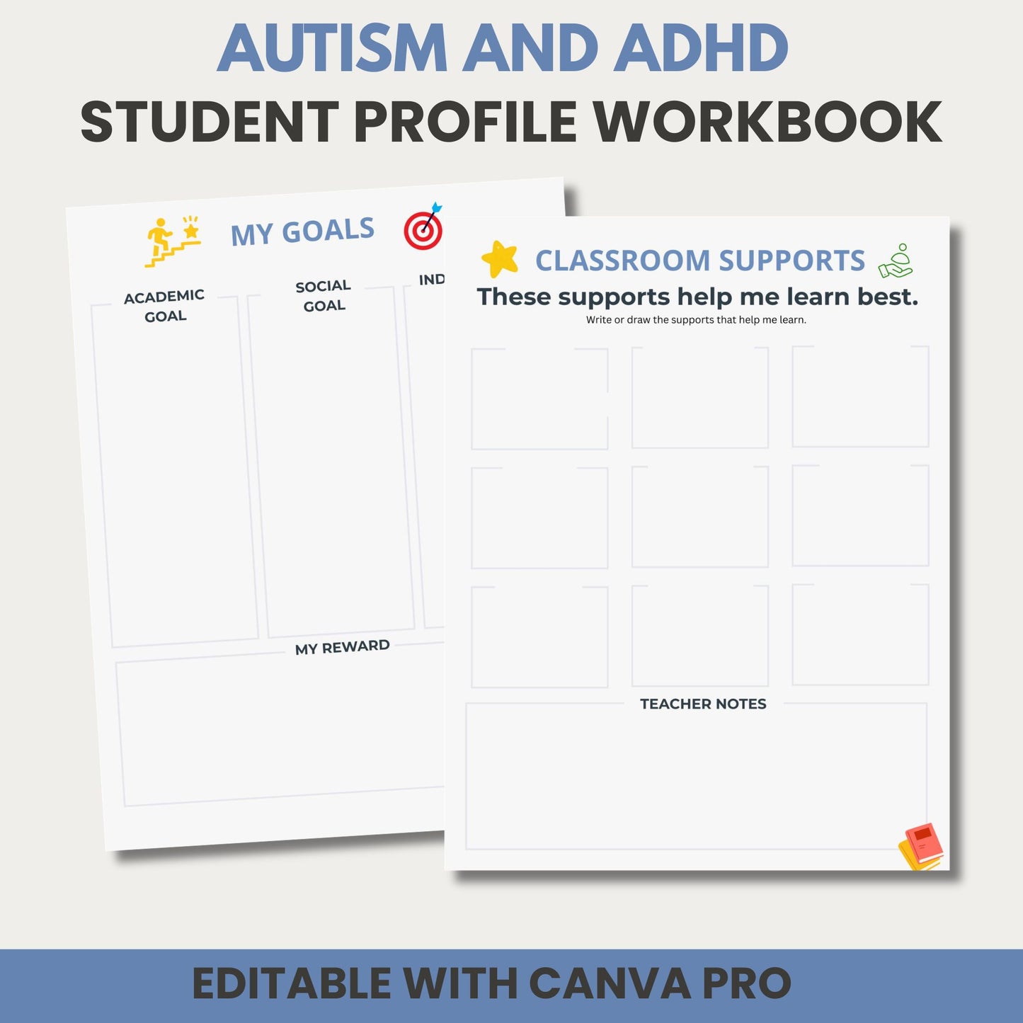 Editable Autism All About Me Student Profile | Special Education