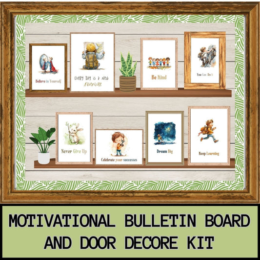 Motivational bulletin board positive bulletin board quotes door decor idea shelves bulletin board inspiration classroom decor Affirmations