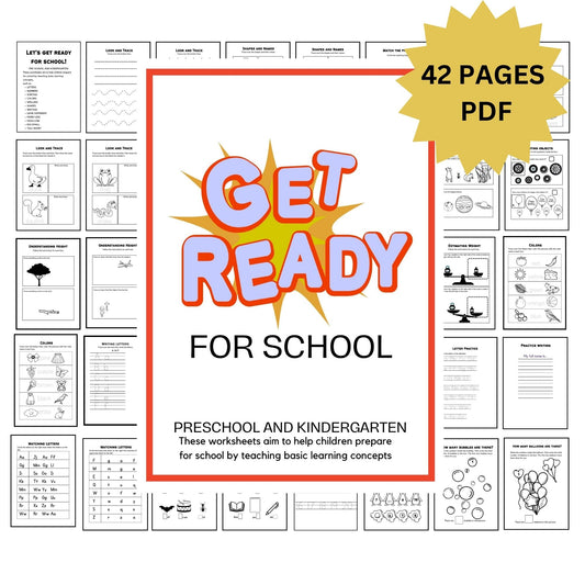Preschool Curriculum Busy Book Preschool Worksheets Preschool Activities Daycare Lesson Plan Homeschool Curriculum Get Ready For School Workbook