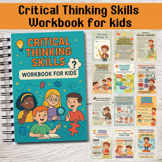 Critical Thinking Skills Activities for Kids Ages 5–10 | Problem Solving and Creative Thinking Pack
