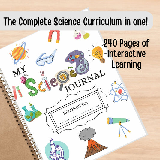 Mega Bundle Science Curriculum Busy Book Teaching Learning Binder Interactive Science Unit Study School Resources Kids Teacher Resource