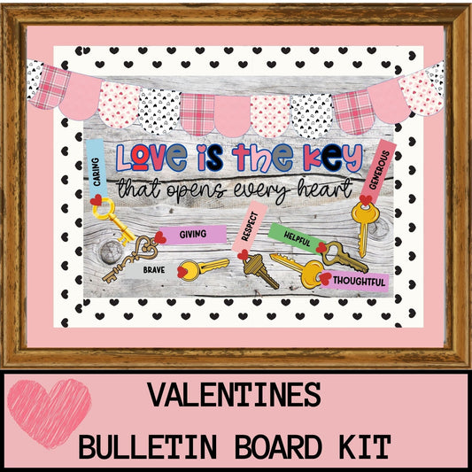 Valentines Bulletin Board Pastel Bulletin Board Editable Affirmation Bulletin Board Kit February Bulletin Board Kindness Bulletin Board With Student Activity