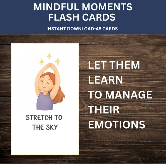 Calm Down Cards for Kids | 48 Mindfulness & Emotional Regulation Activities