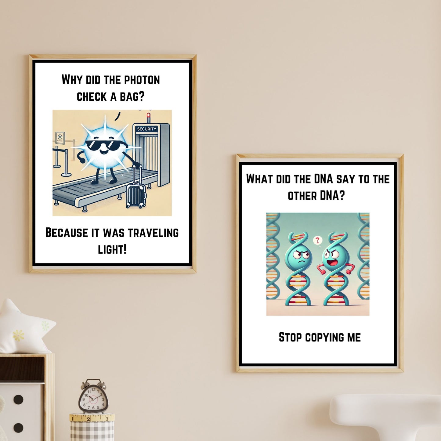 Funny Science Posters Set Of 9 Prints Science Classroom Posters Puns Jokes Science Homeschool Science Teacher Gift Classroom Displays