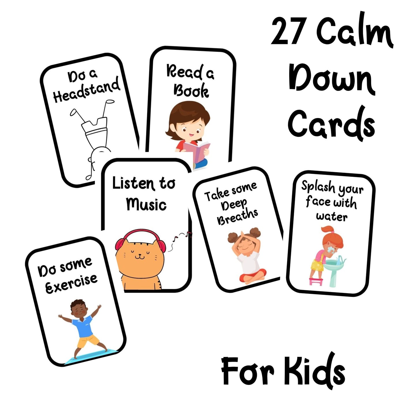 Calm Down Corner Bundle for Kids Cool Down Printable Parent Resource Calming Tools Emotional Regulation Kids Managing Feelings School