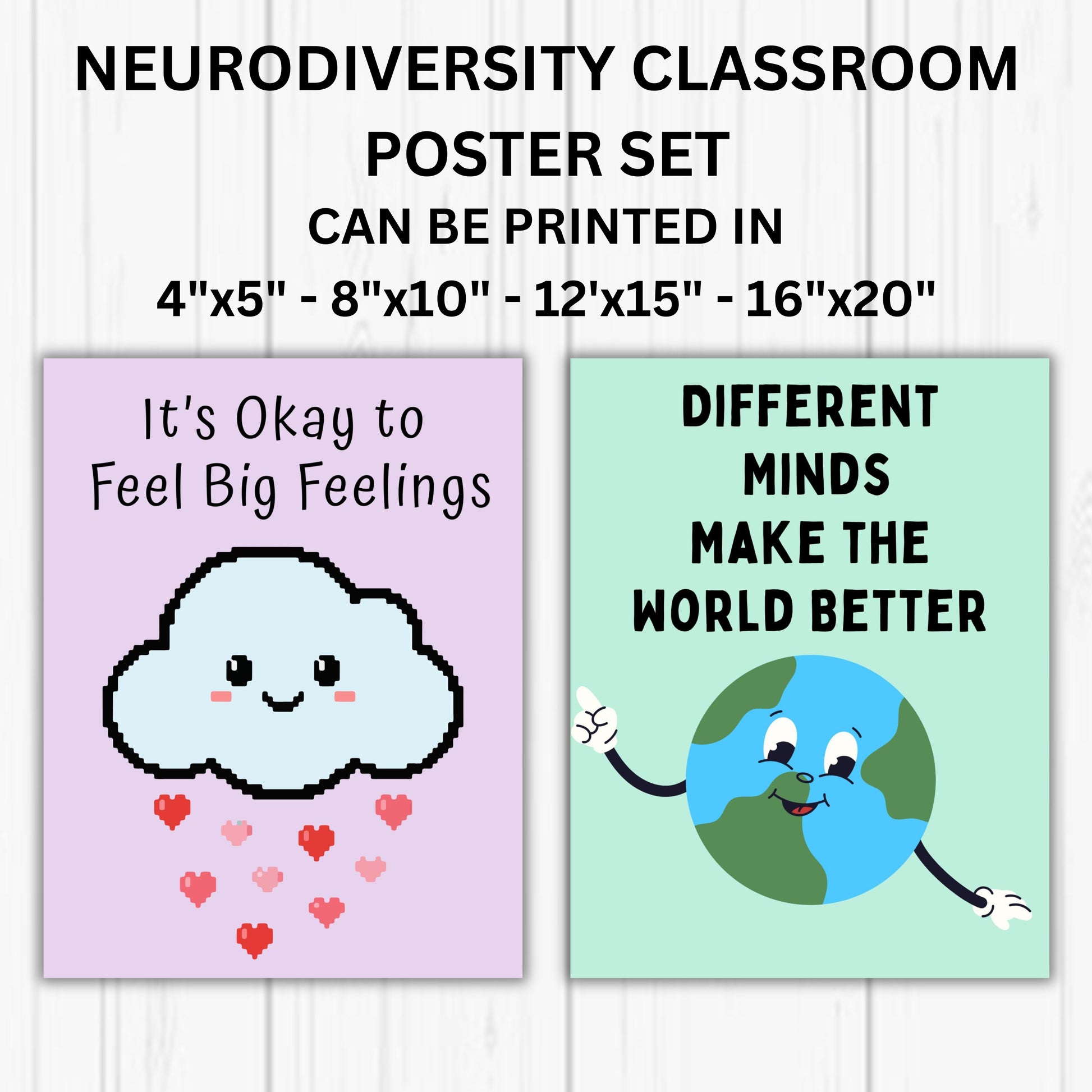 Autism and ADHD classroom decor promoting inclusion and acceptance