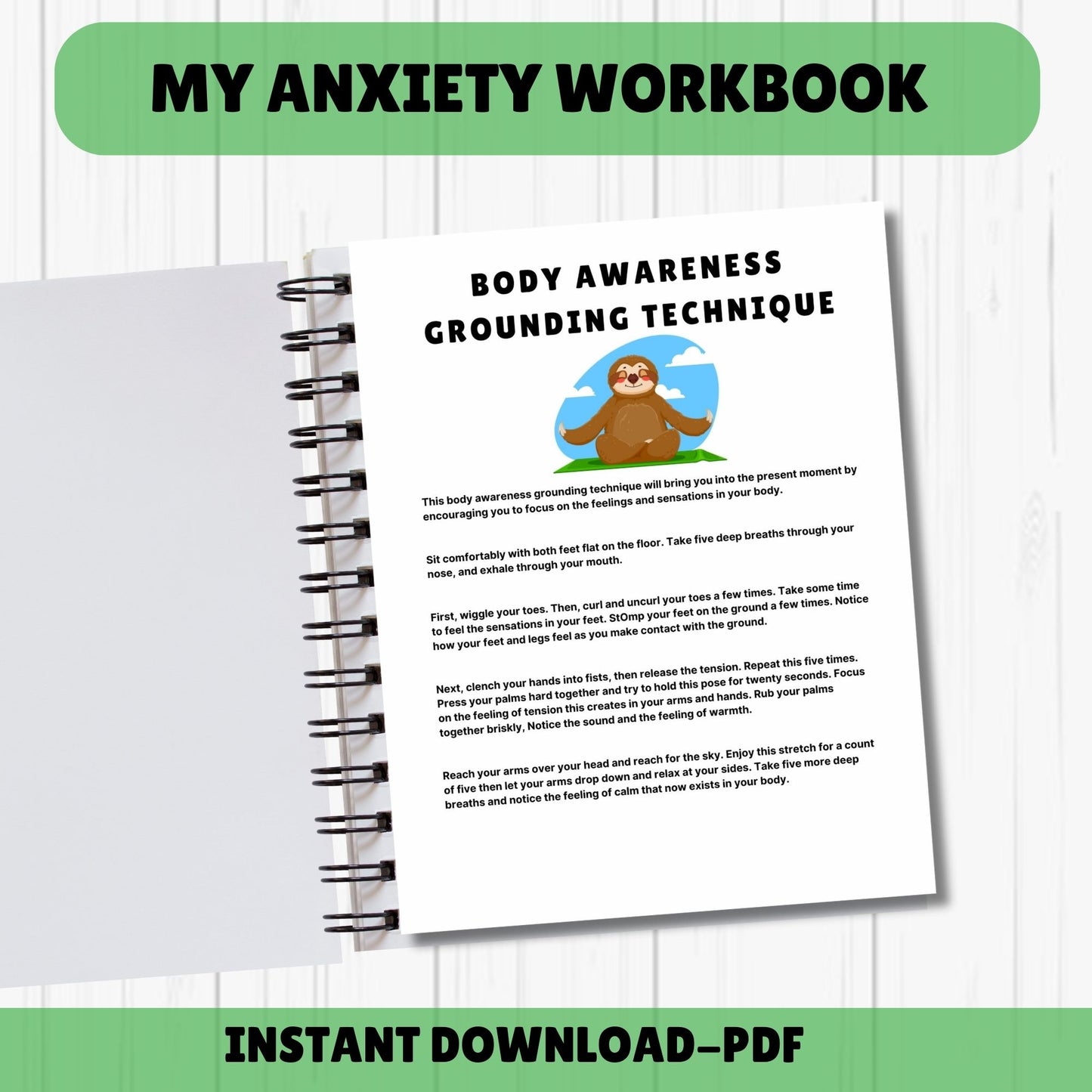 Anxiety Workbook for Kids Therapy Tools Therapy Worksheets Kids Anxiety Journal Therapy Office Decor Social Psychology DBT CBT