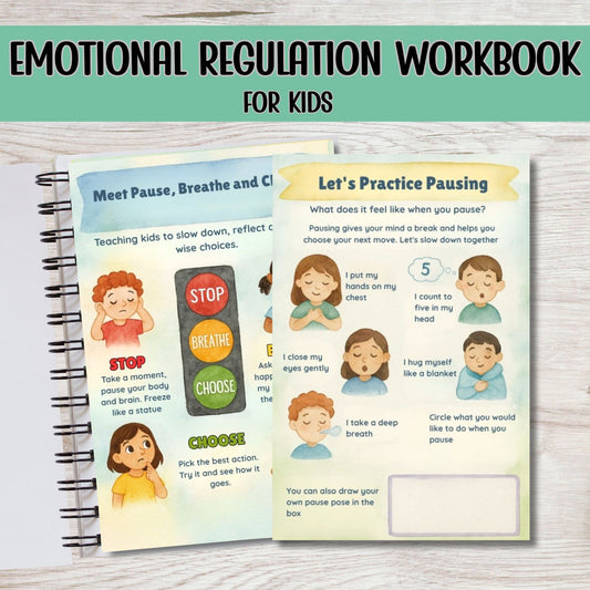 SEL Calm Down Worksheets for Children – Mindfulness and Coping Tools