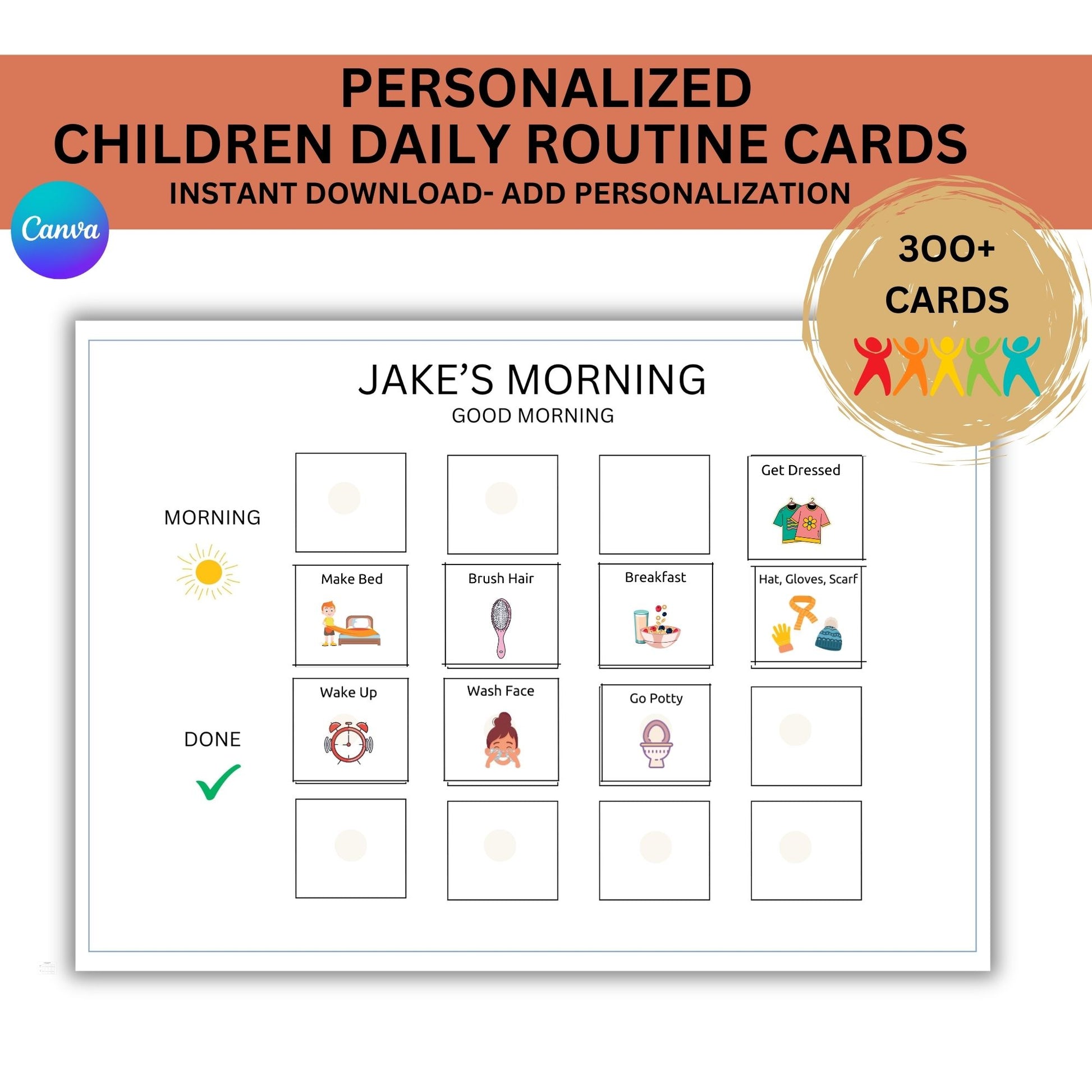300 printable routine cards for ABA therapy and special needs support